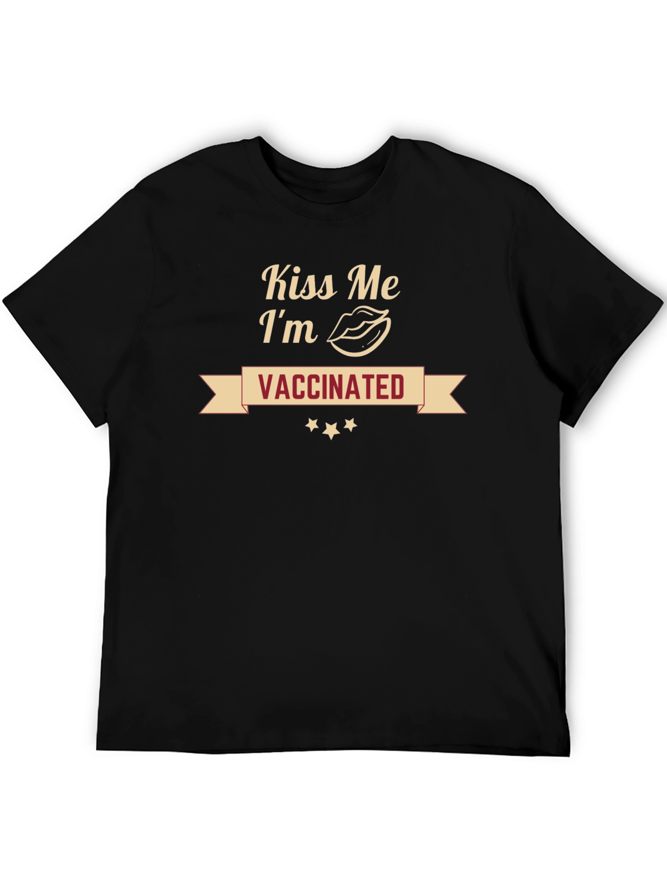Kiss Me Im Vaccinated T-Shirt Funny Vaccine Humor Tee