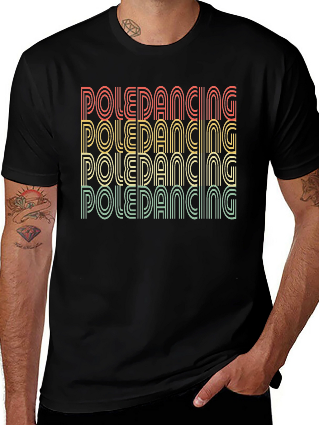 Retro Poledancing T-Shirt - Comfortable Everyday Wear
