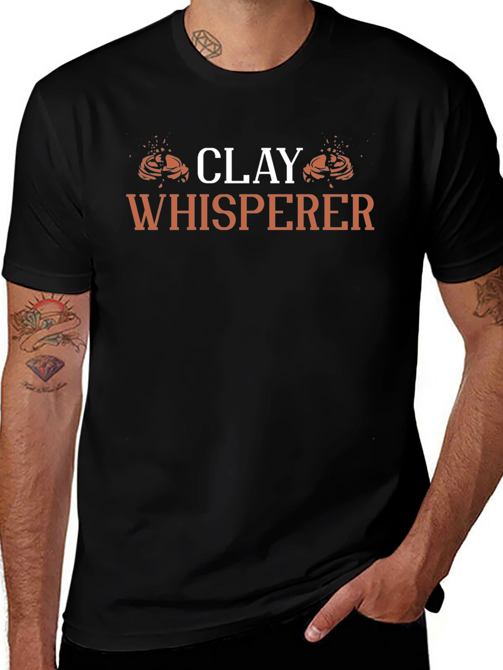 Clay Whisperer Graphic T-Shirt - Pottery Lover Tee