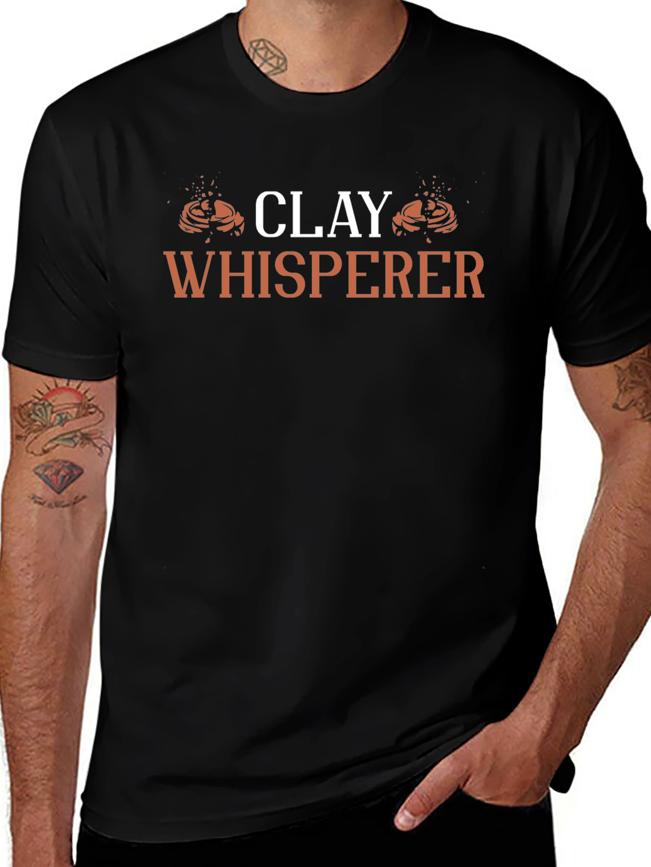 Clay Whisperer Graphic T-Shirt - Pottery Lover Tee