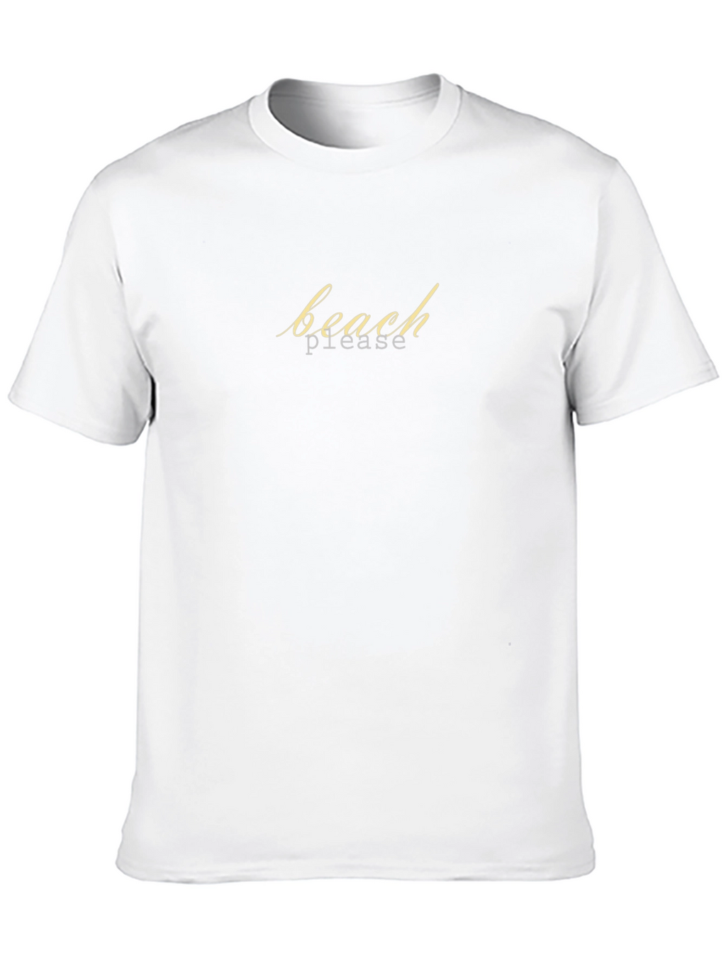 Beach Please Graphic Tee - Stylish Mens Black T-Shirt
