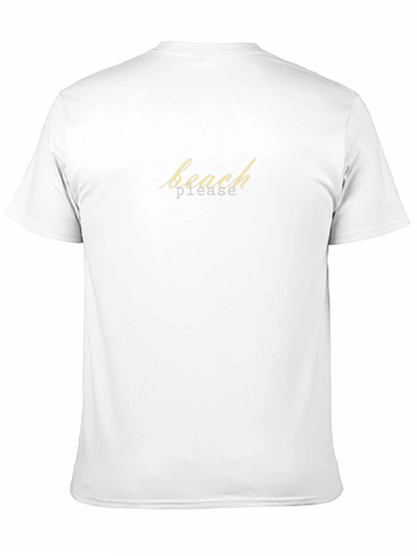 Beach Please Graphic Tee - Stylish Mens Black T-Shirt