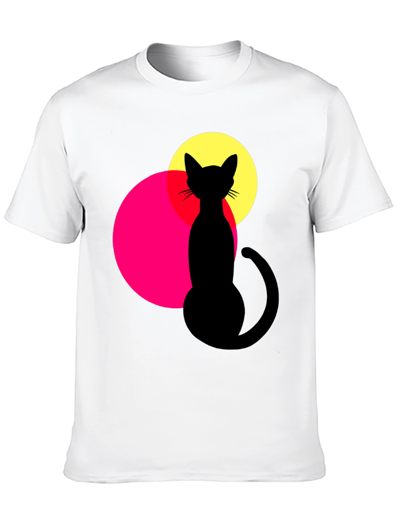 Cool Cat Graphic T-Shirt - Black