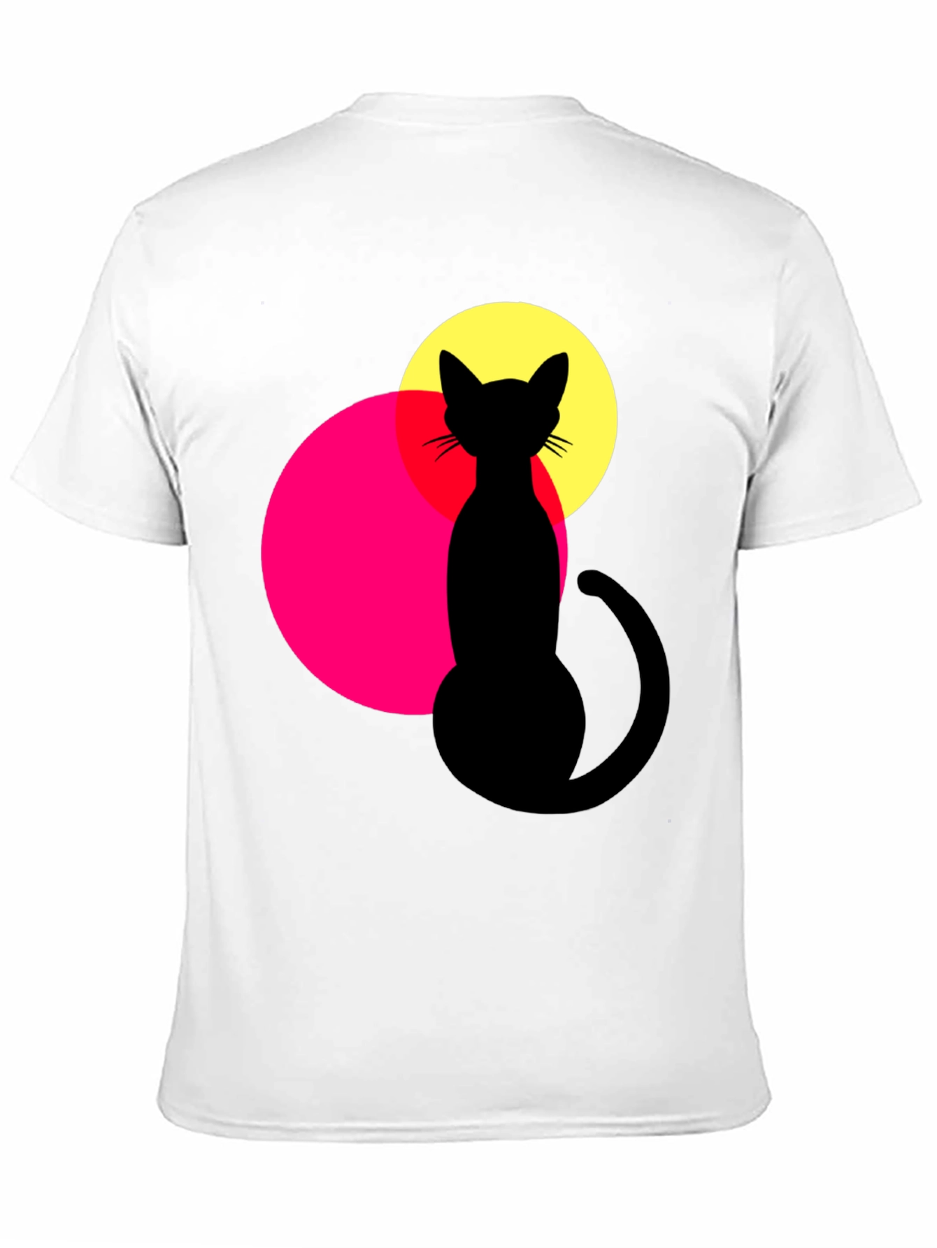 Cool Cat Graphic T-Shirt - Black