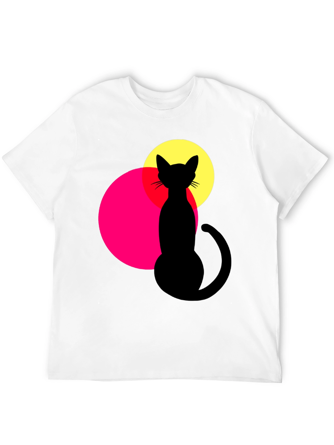 Cool Cat Graphic T-Shirt - Black
