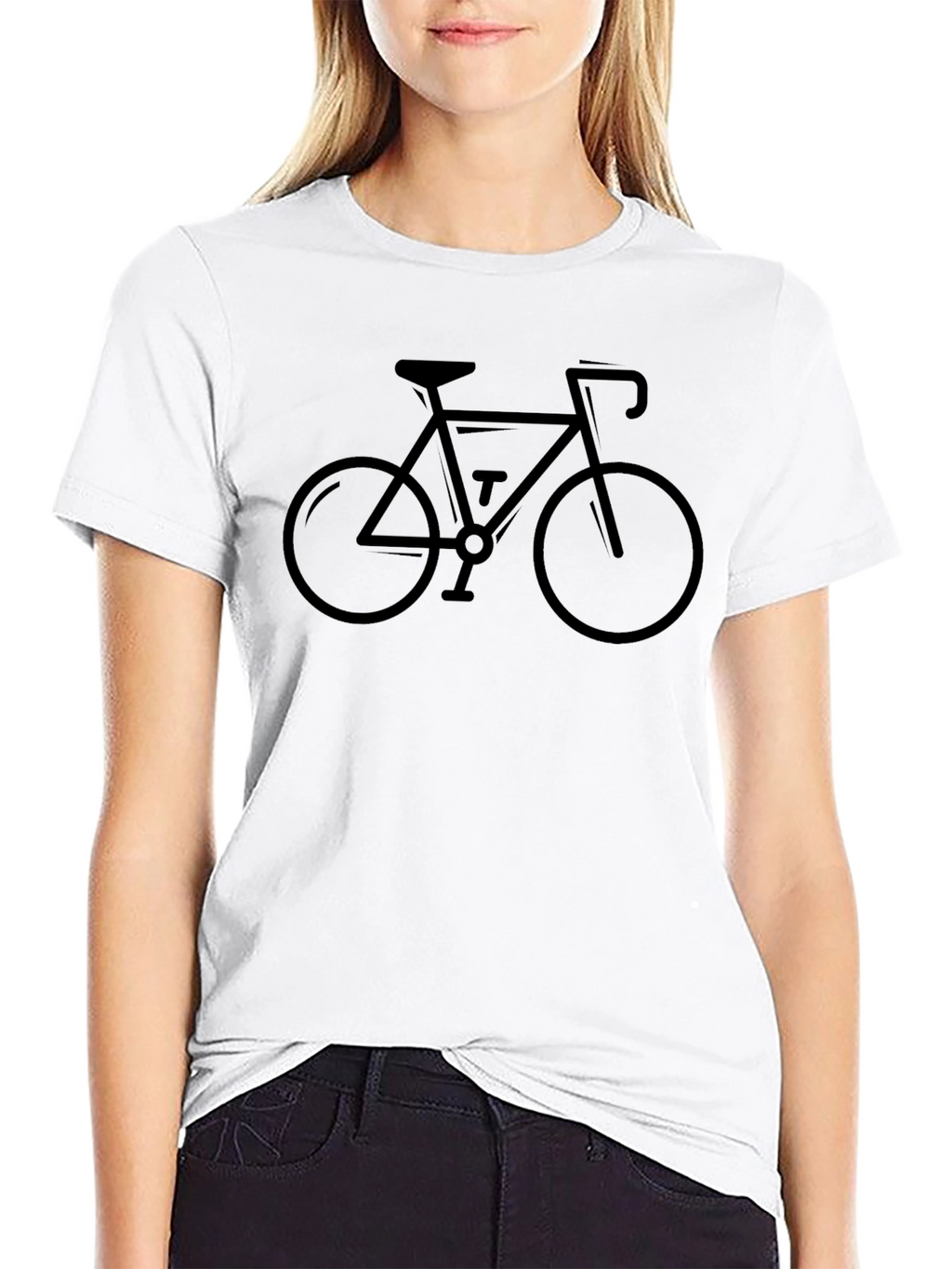 Bike Graphic Tee - Casual Black T-Shirt