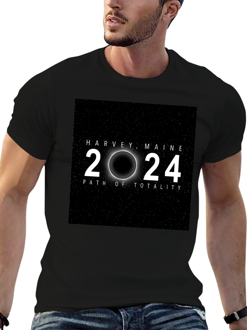 Harvey Maine 2024 Eclipse T-Shirt