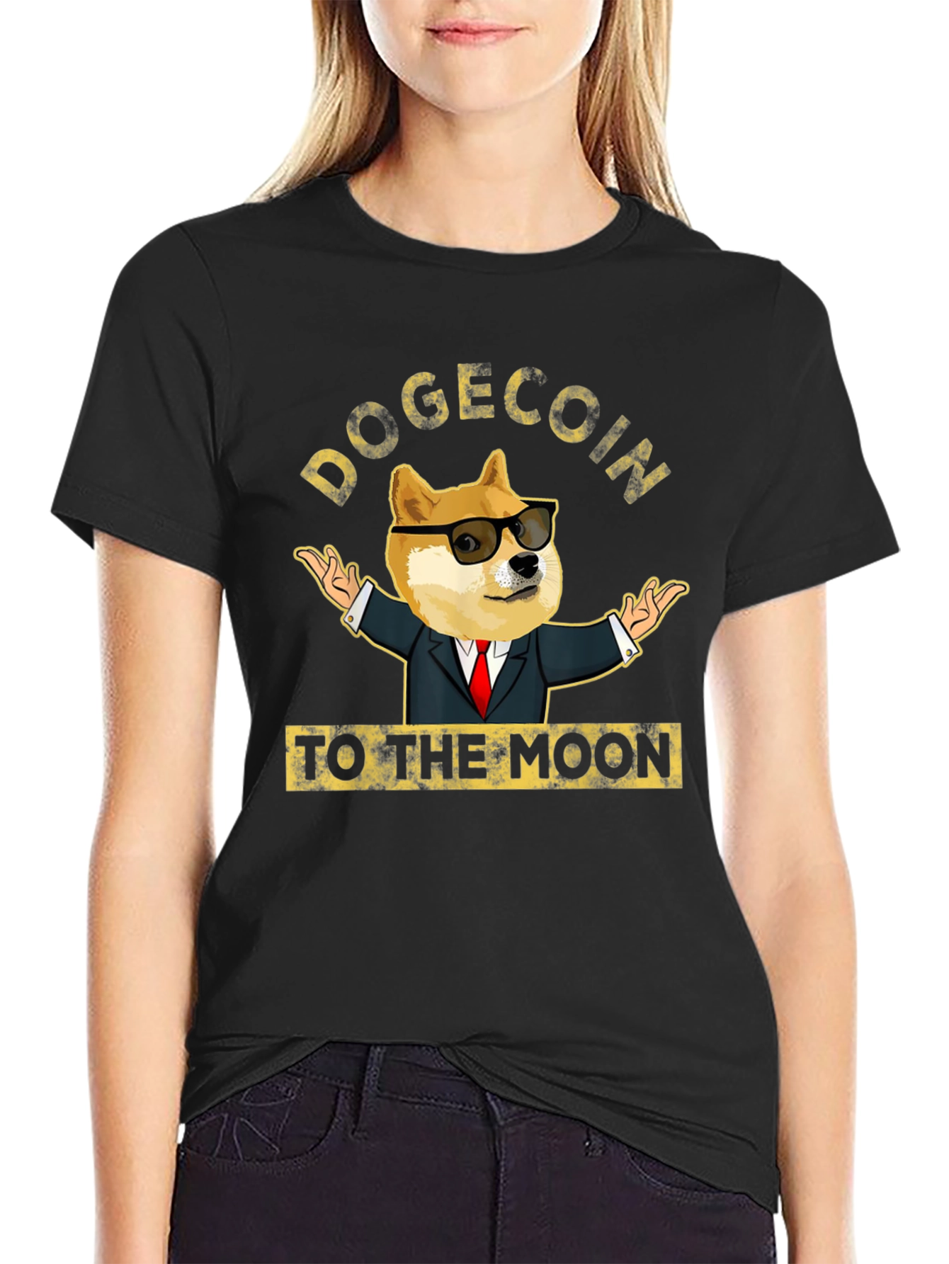 Dogecoin to the Moon T-Shirt