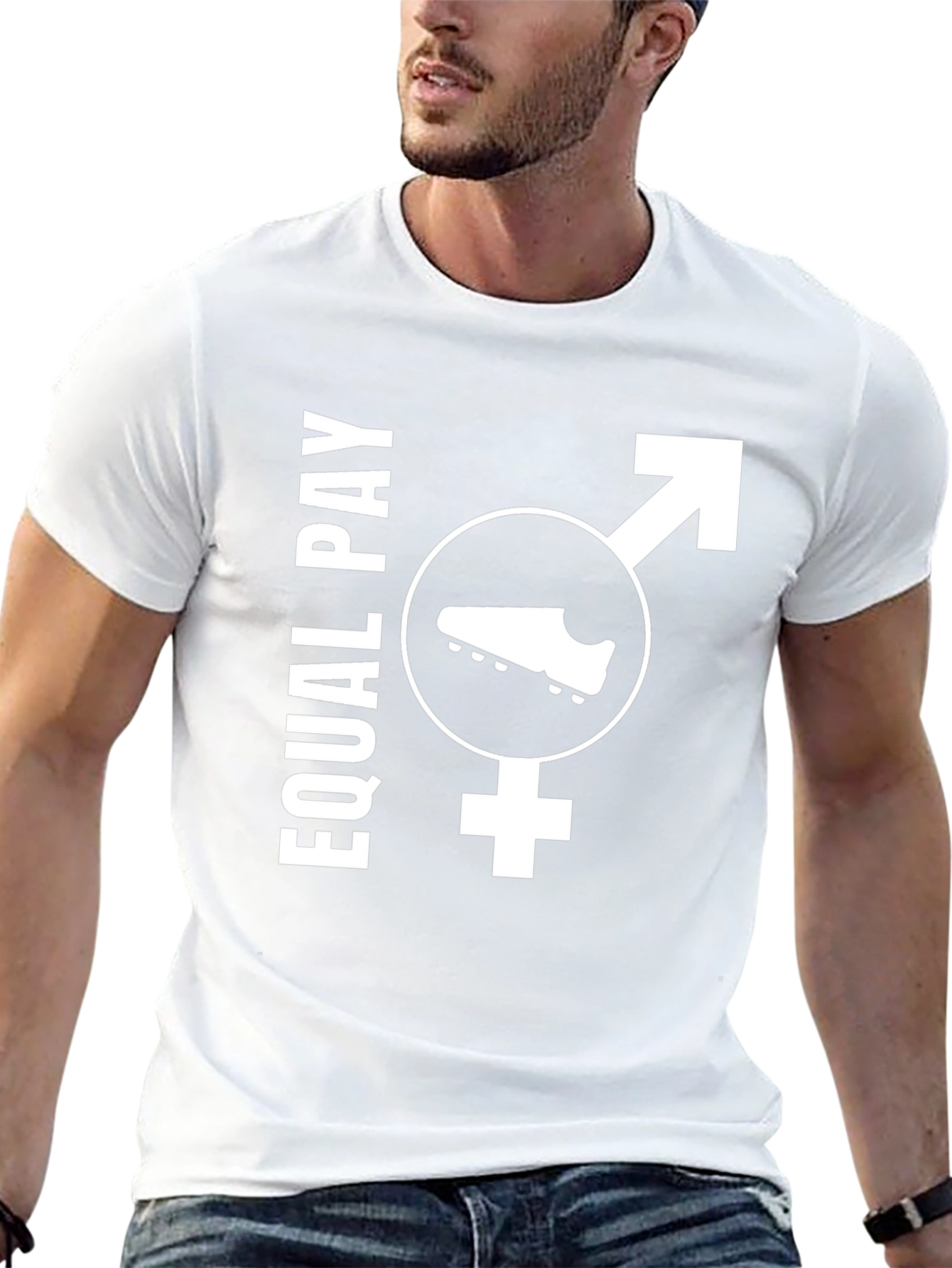 Equal Pay Soccer T-Shirt - Unisex Advocacy Tee