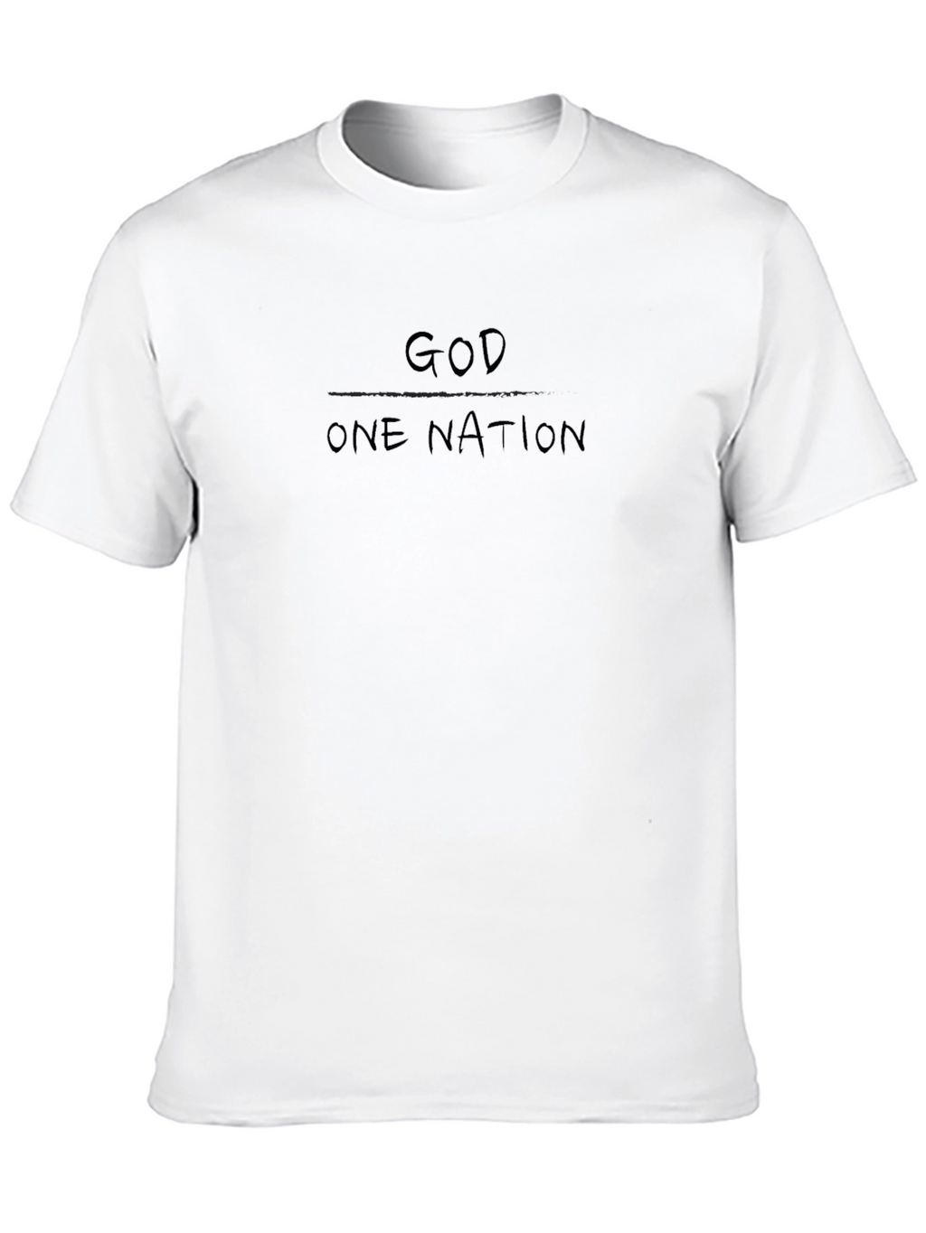 God One Nation Black T-Shirt