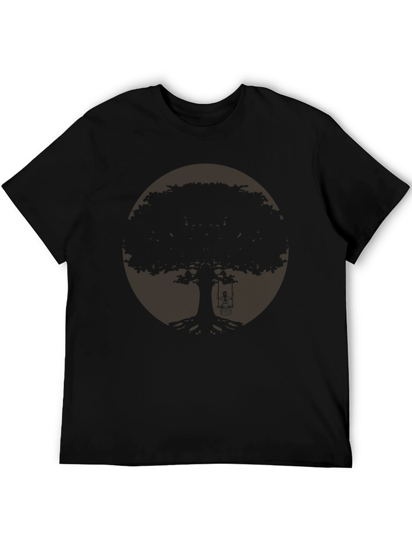 Black Tree Silhouette Graphic Tee