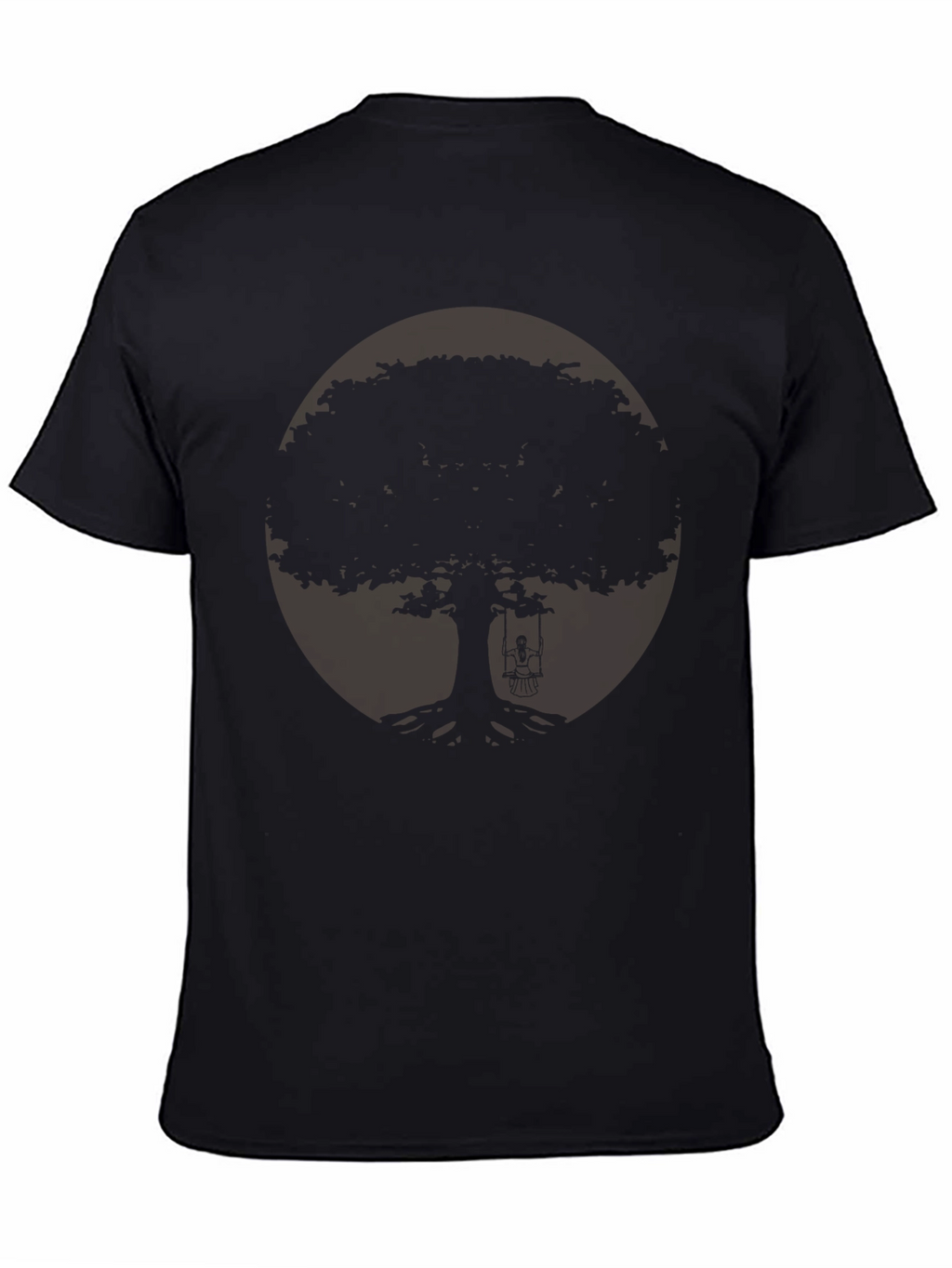 Black Tree Silhouette Graphic Tee