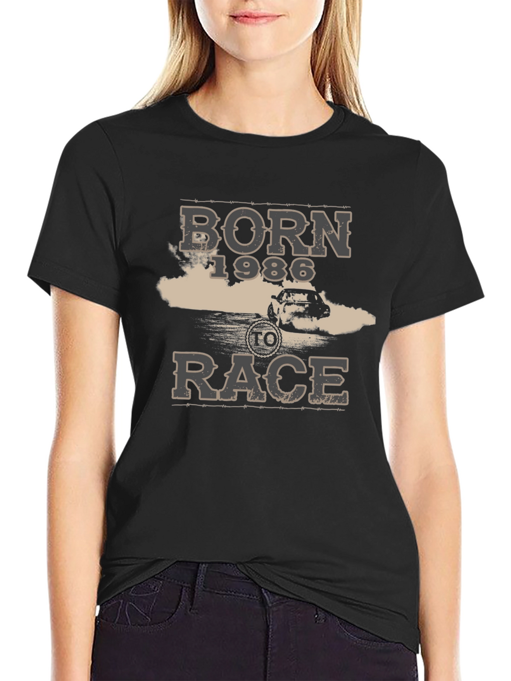 Born 1986 to Race Graphic T-Shirt
