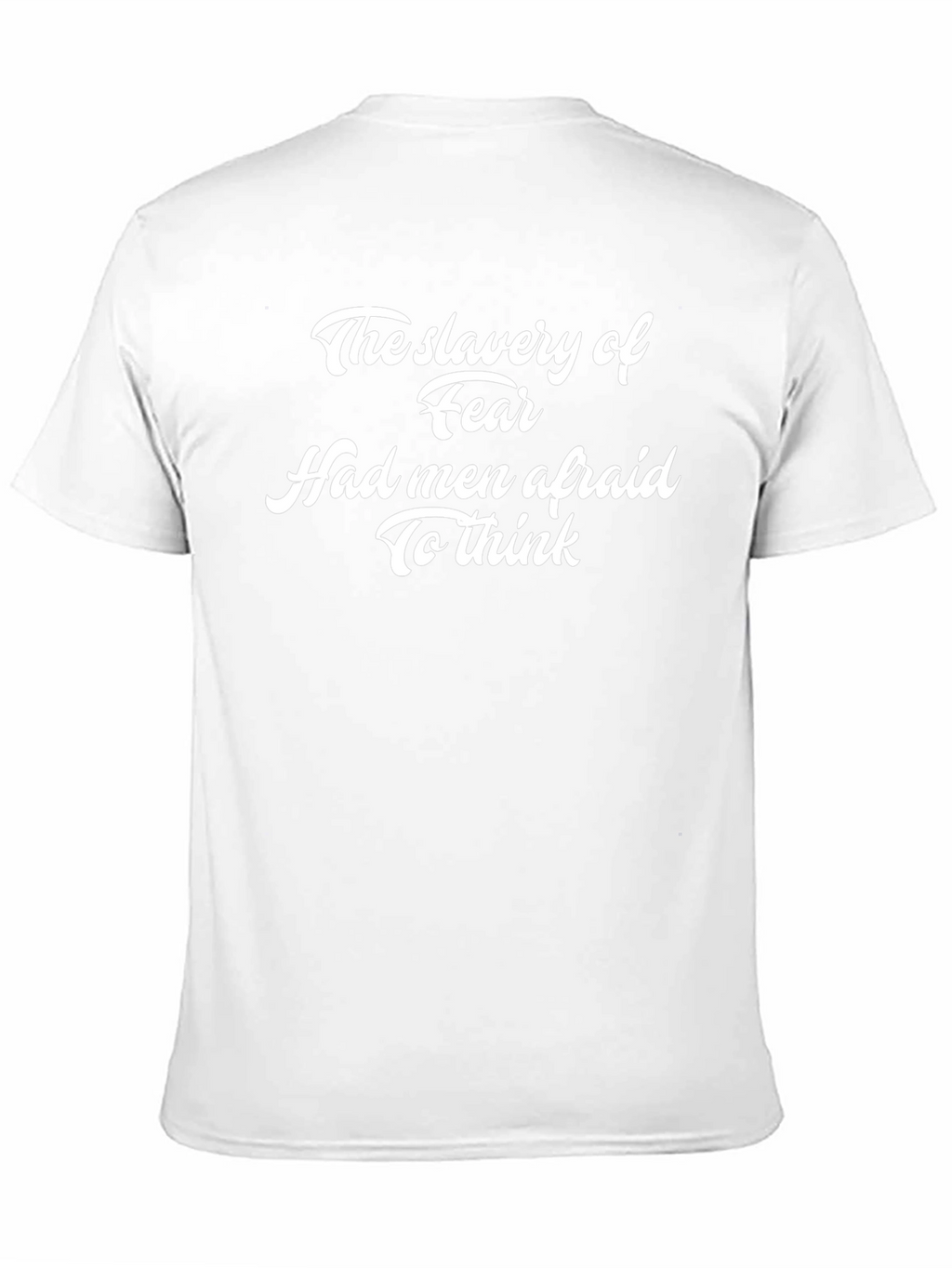 Slavery of Fear Graphic T-Shirt - Black