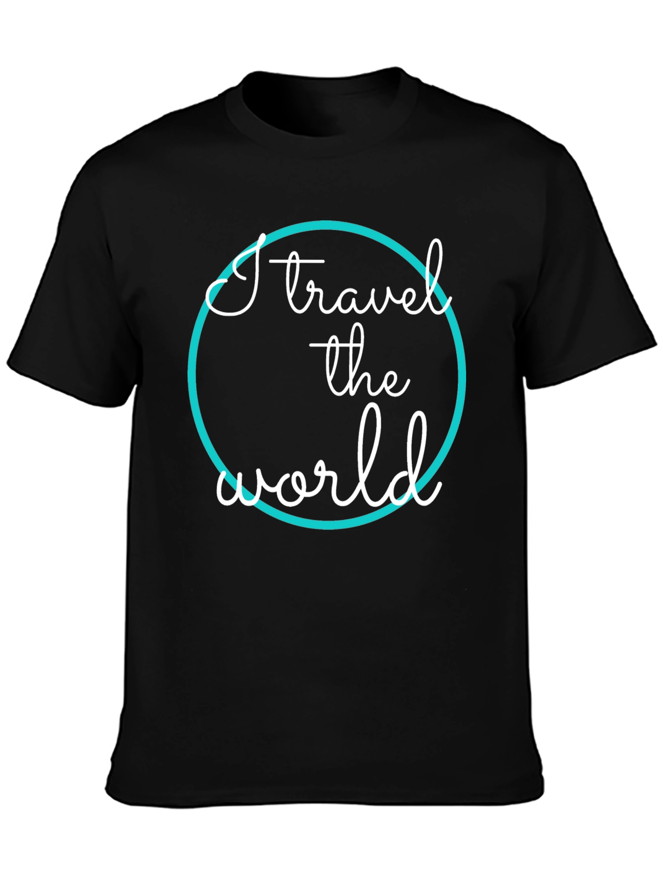 I Travel The World Graphic Tee - Soft Cotton Comfort