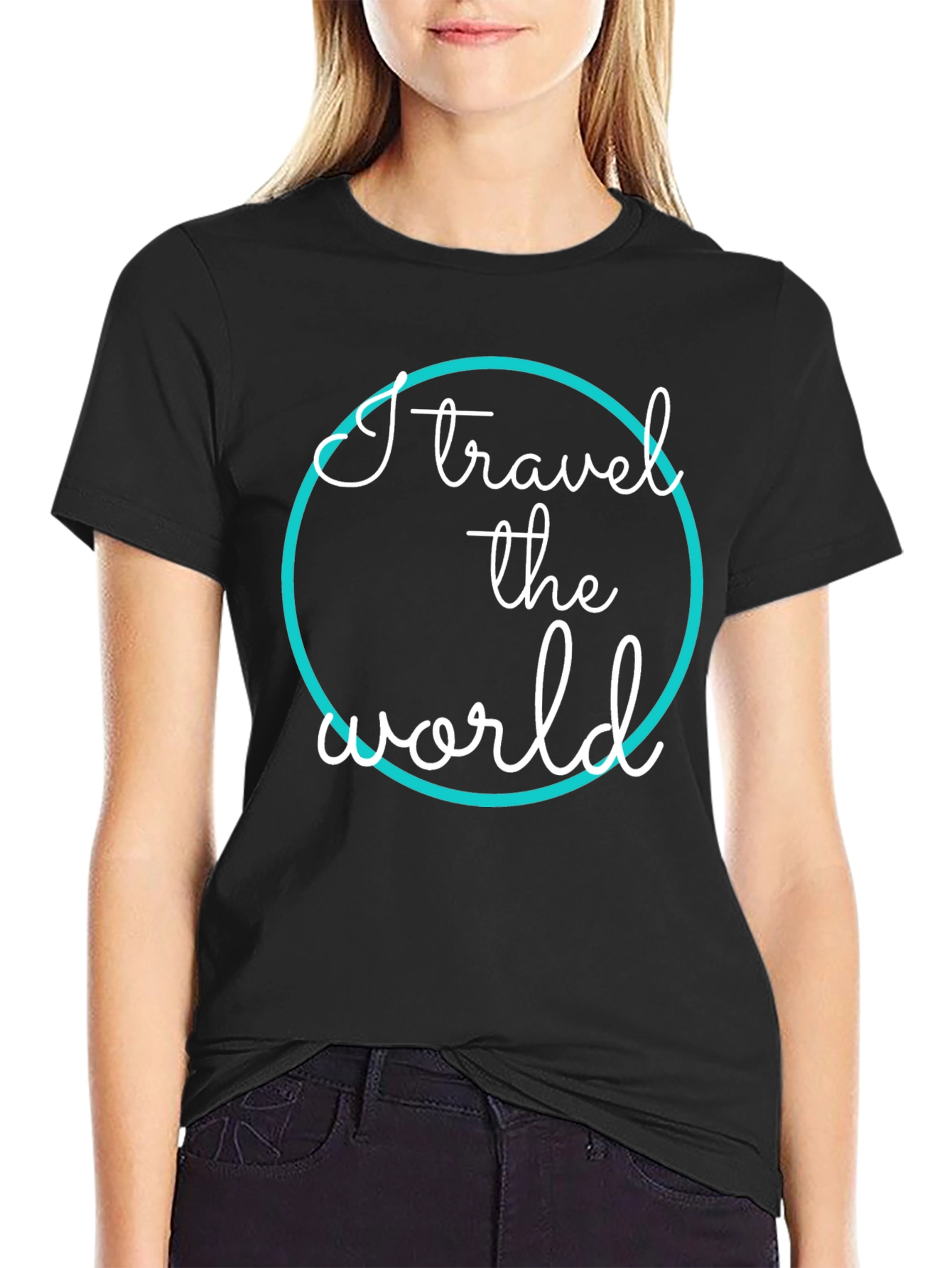 I Travel The World Graphic Tee - Soft Cotton Comfort