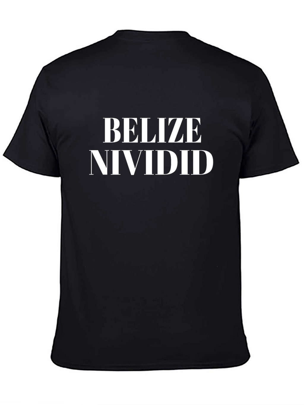 Belize Nividid Graphic Tee - Stylish Black T-Shirt