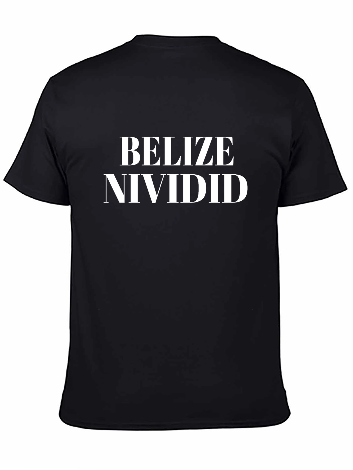 Belize Nividid Graphic Tee - Stylish Black T-Shirt