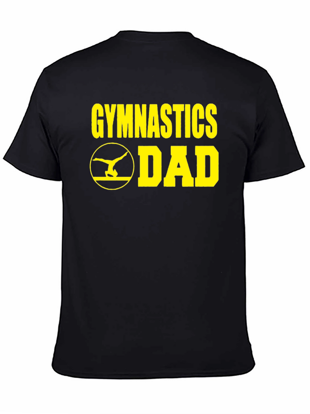 Gymnastics Dad Graphic T-Shirt - Black