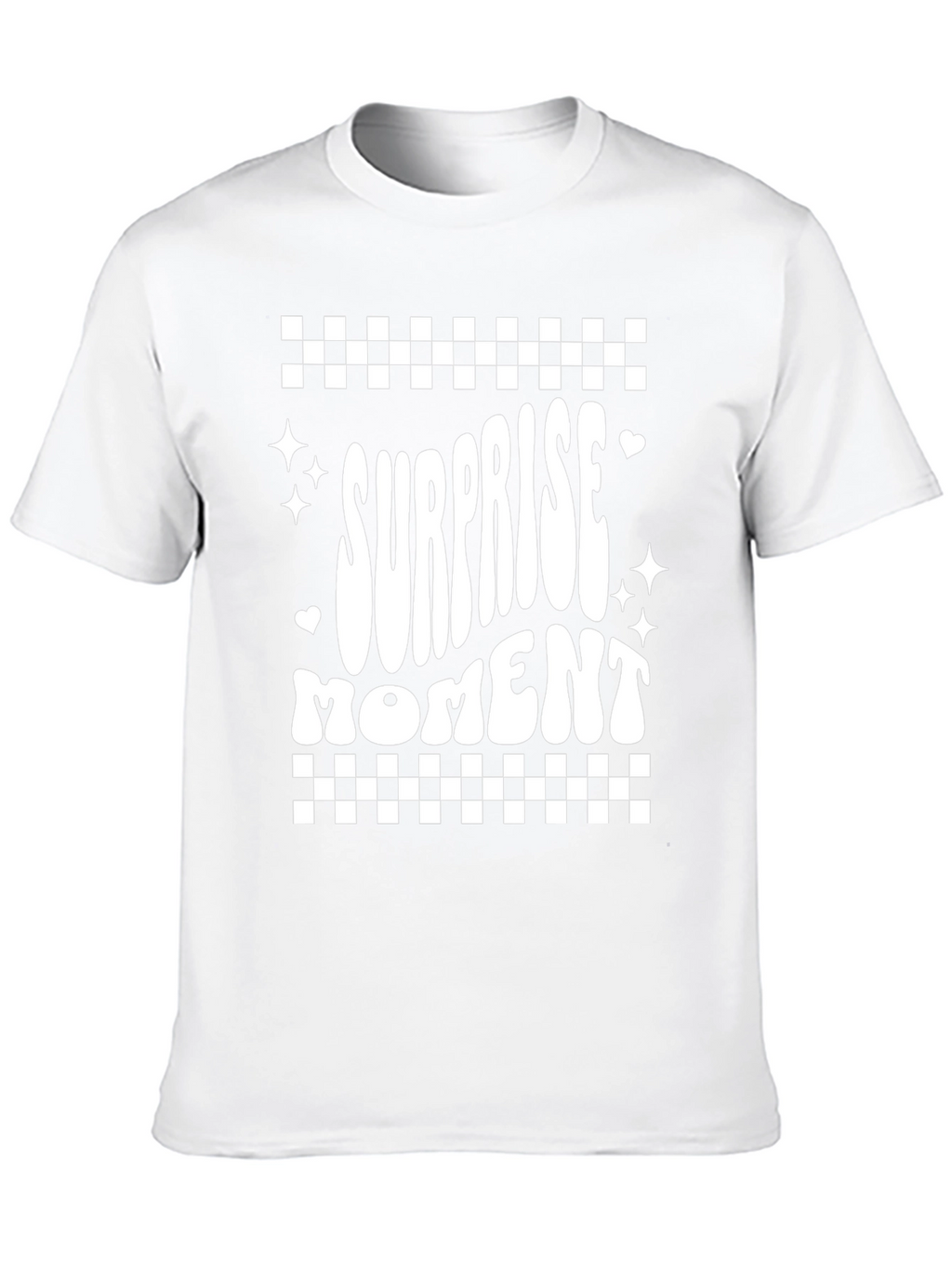 Surprise Moment Graphic Tee - Fun Black T-Shirt