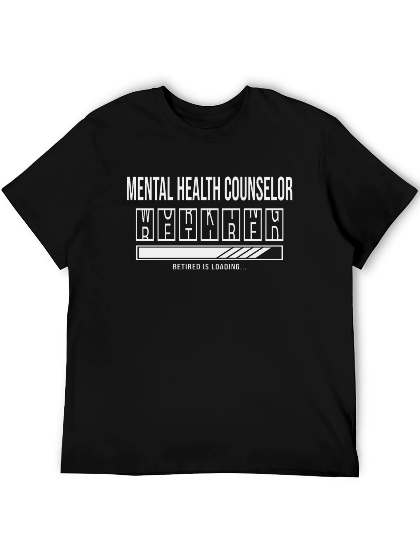 Mental Health Counselor Retired Loading Funny T-Shirt