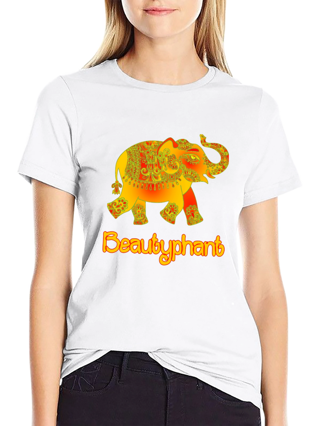 Beautyphant Graphic T-Shirt - Elephant Design