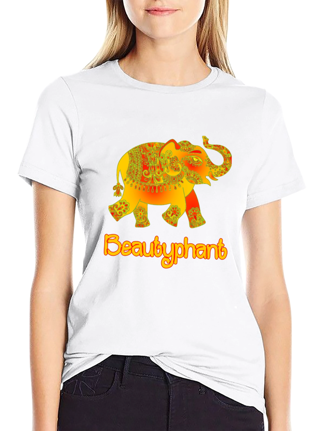 Beautyphant Graphic T-Shirt - Elephant Design