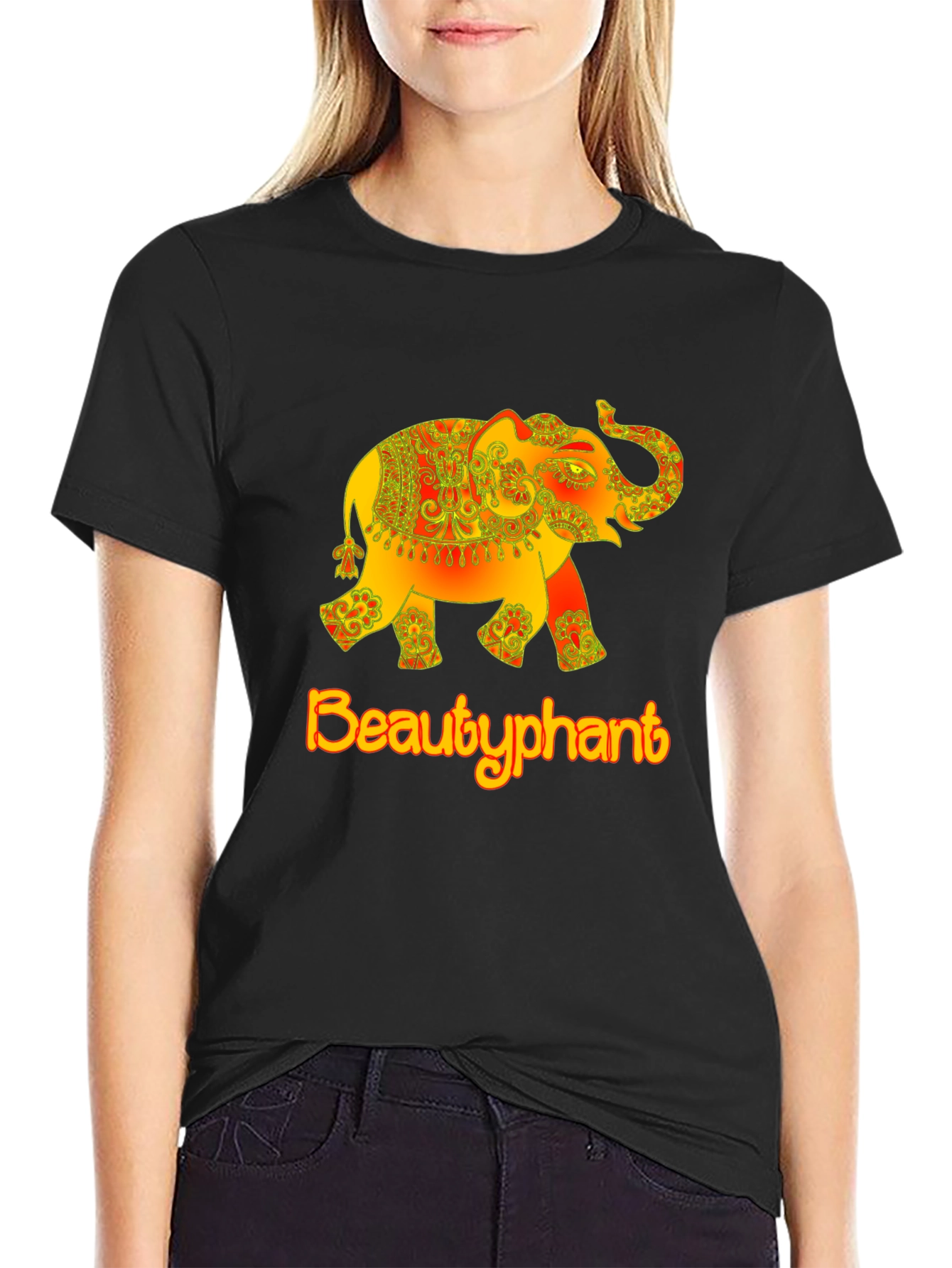 Beautyphant Graphic T-Shirt - Elephant Design