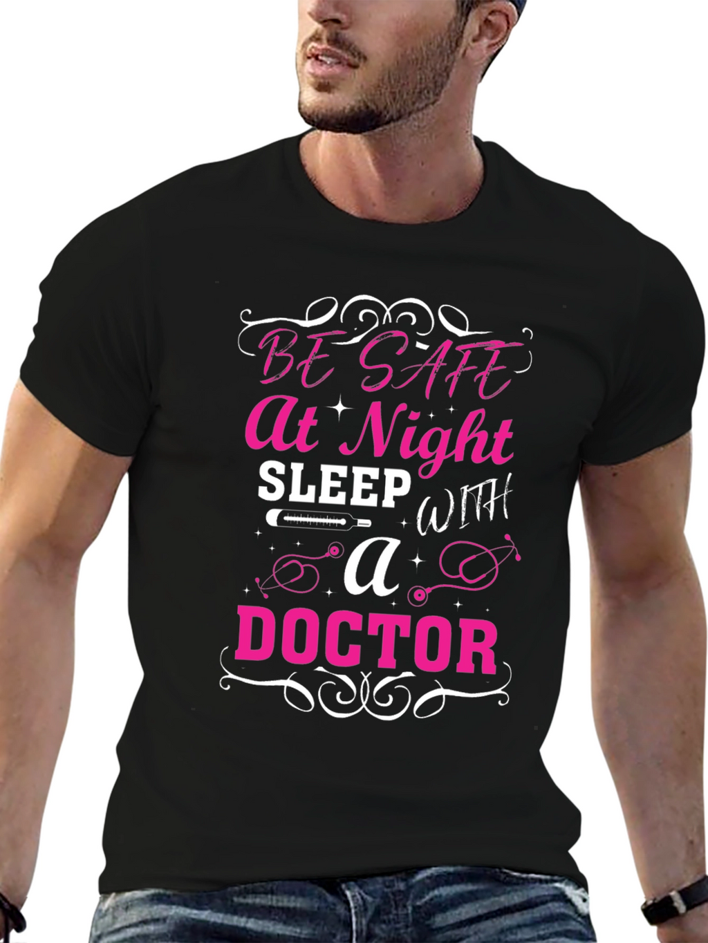 Be Safe at Night Doctor T-Shirt