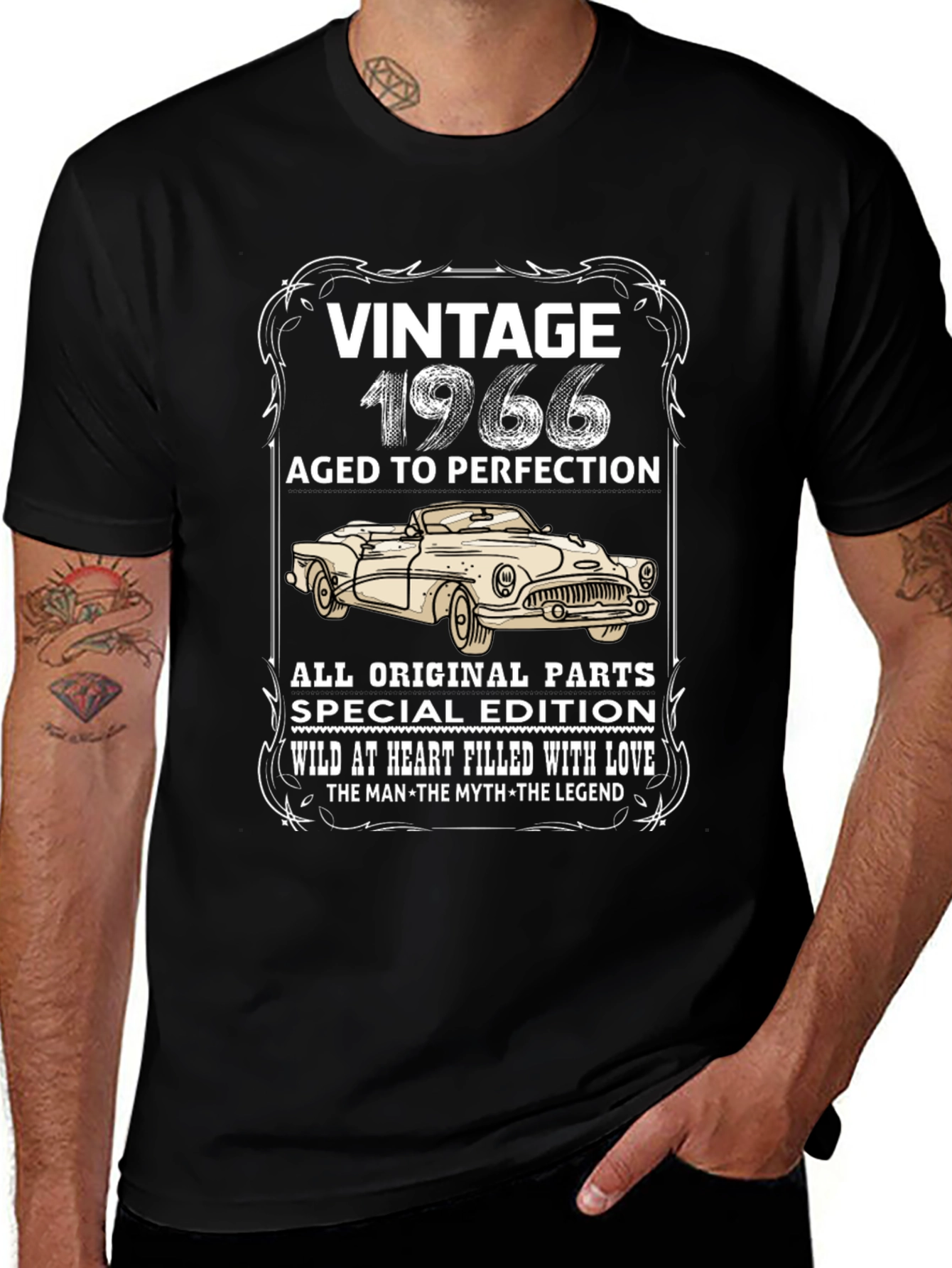 Vintage 1966 Classic Car T-Shirt