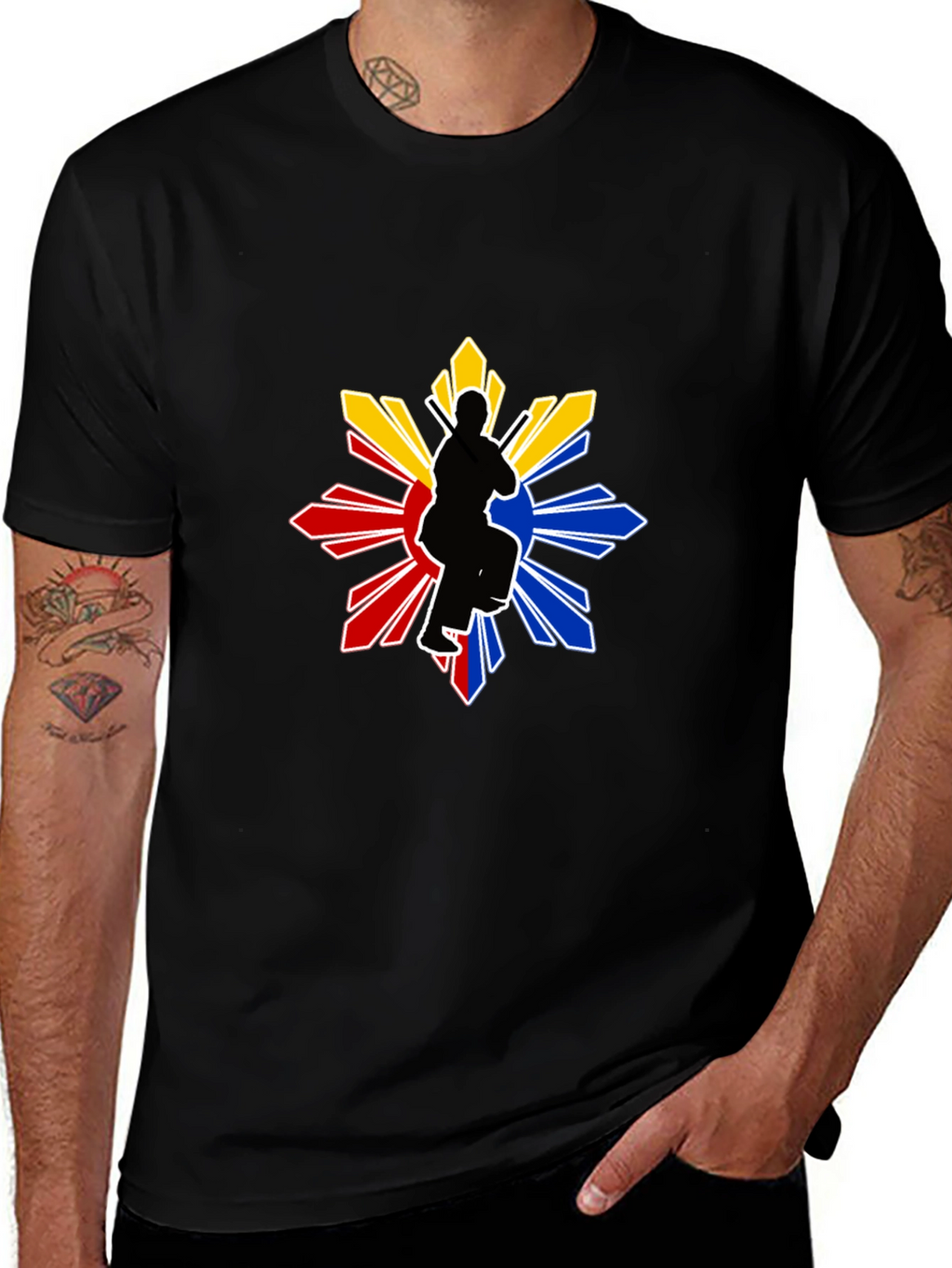 Filipino Martial Arts T-Shirt - Black