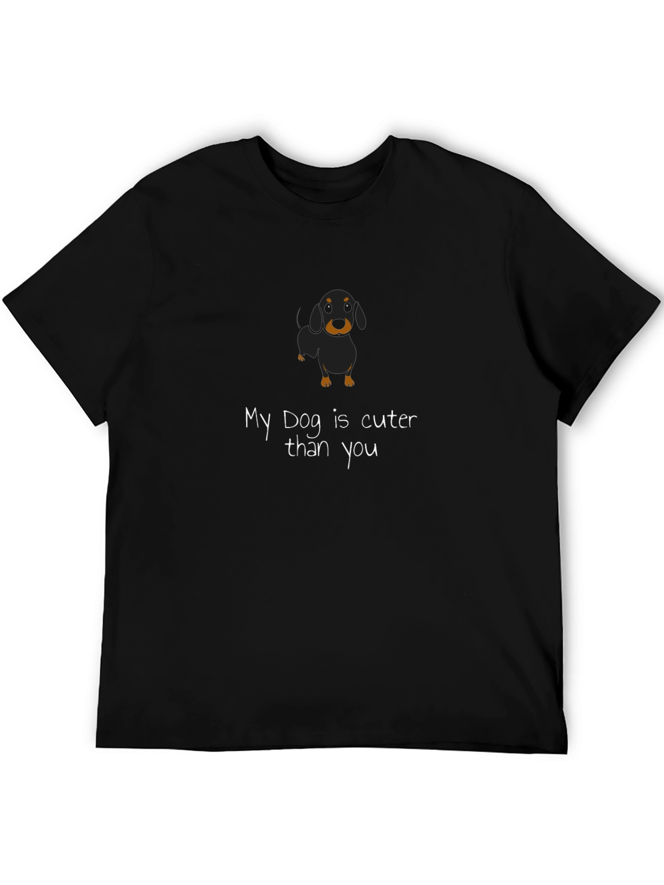 Cute Dog Graphic Tee - My Dog is cuter than you