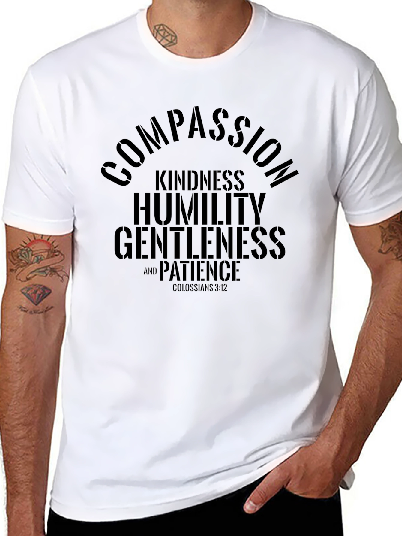 Compassion Kindness T-Shirt - Colossians 3:12