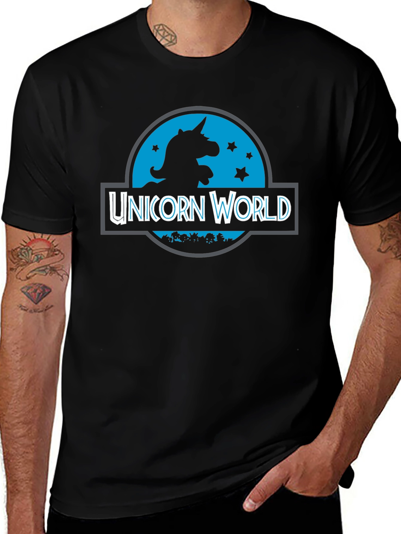 Unicorn World T-Shirt - Jurassic Park Inspired