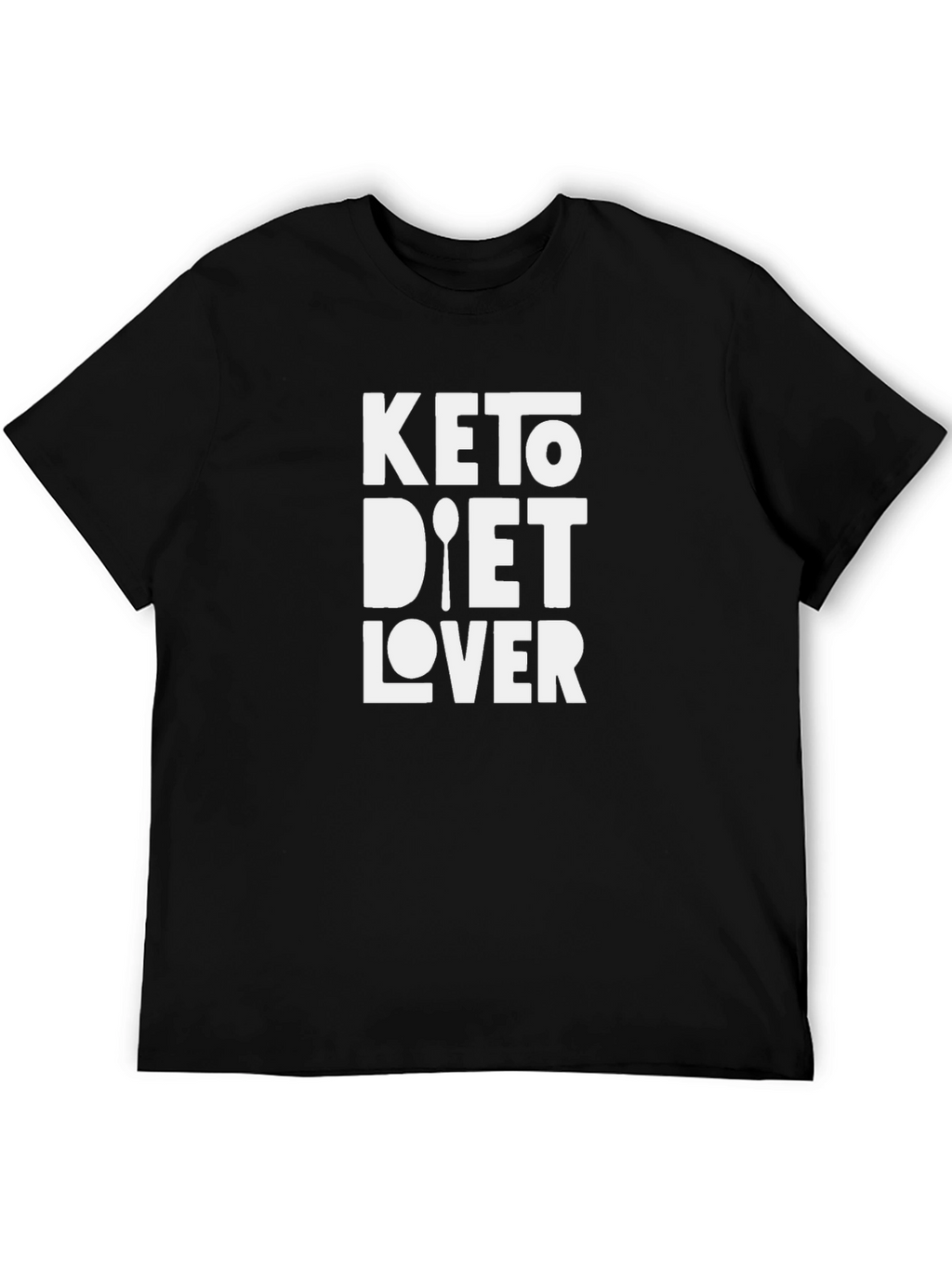 Keto Diet Lover Tee - Black Graphic T-Shirt