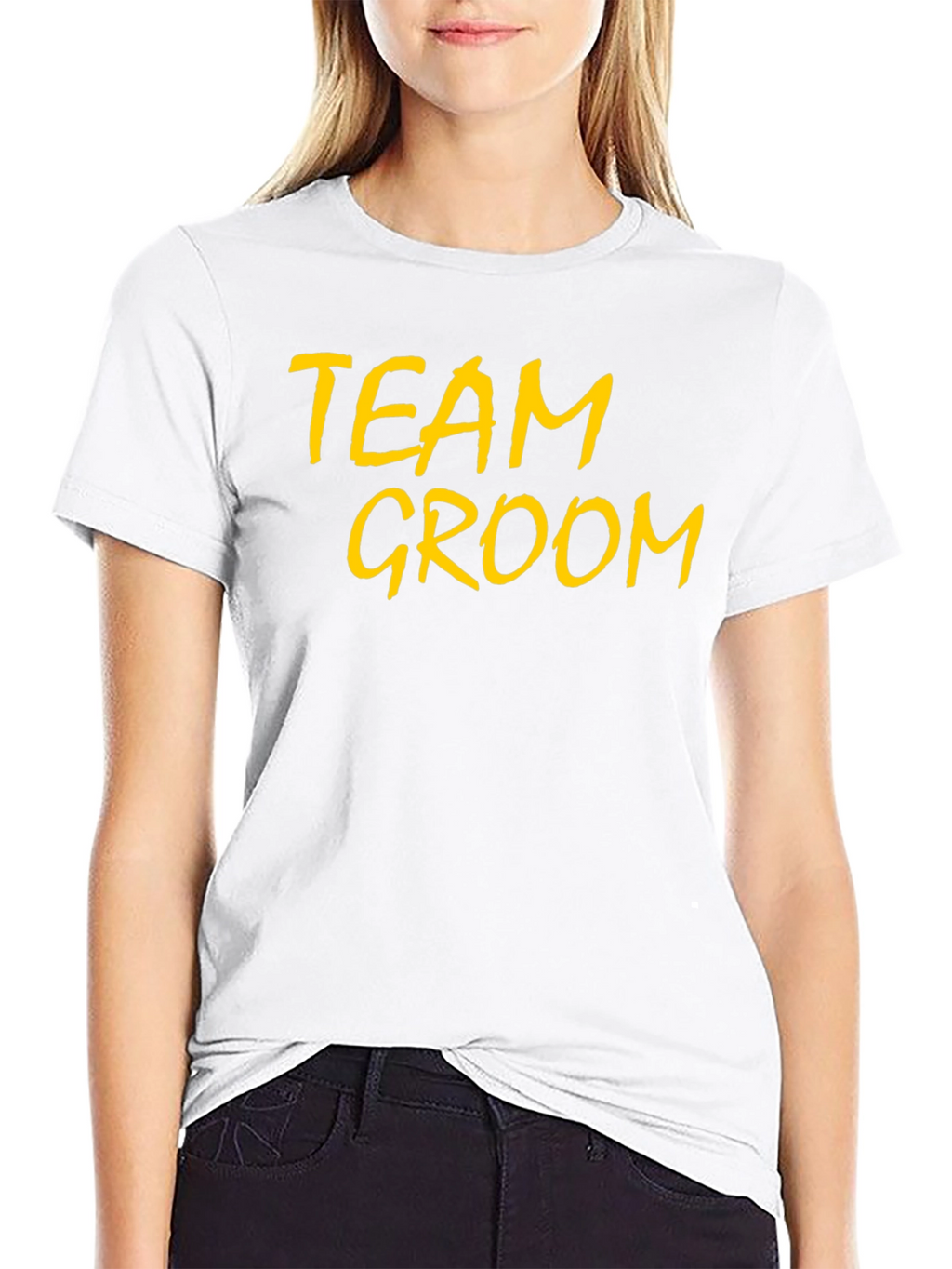 Team Groom T-Shirt - Black Bachelor Party Tee