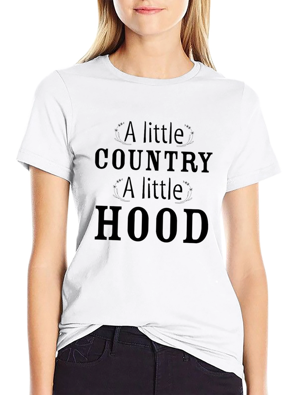 A Little Country A Little Hood Graphic Tee