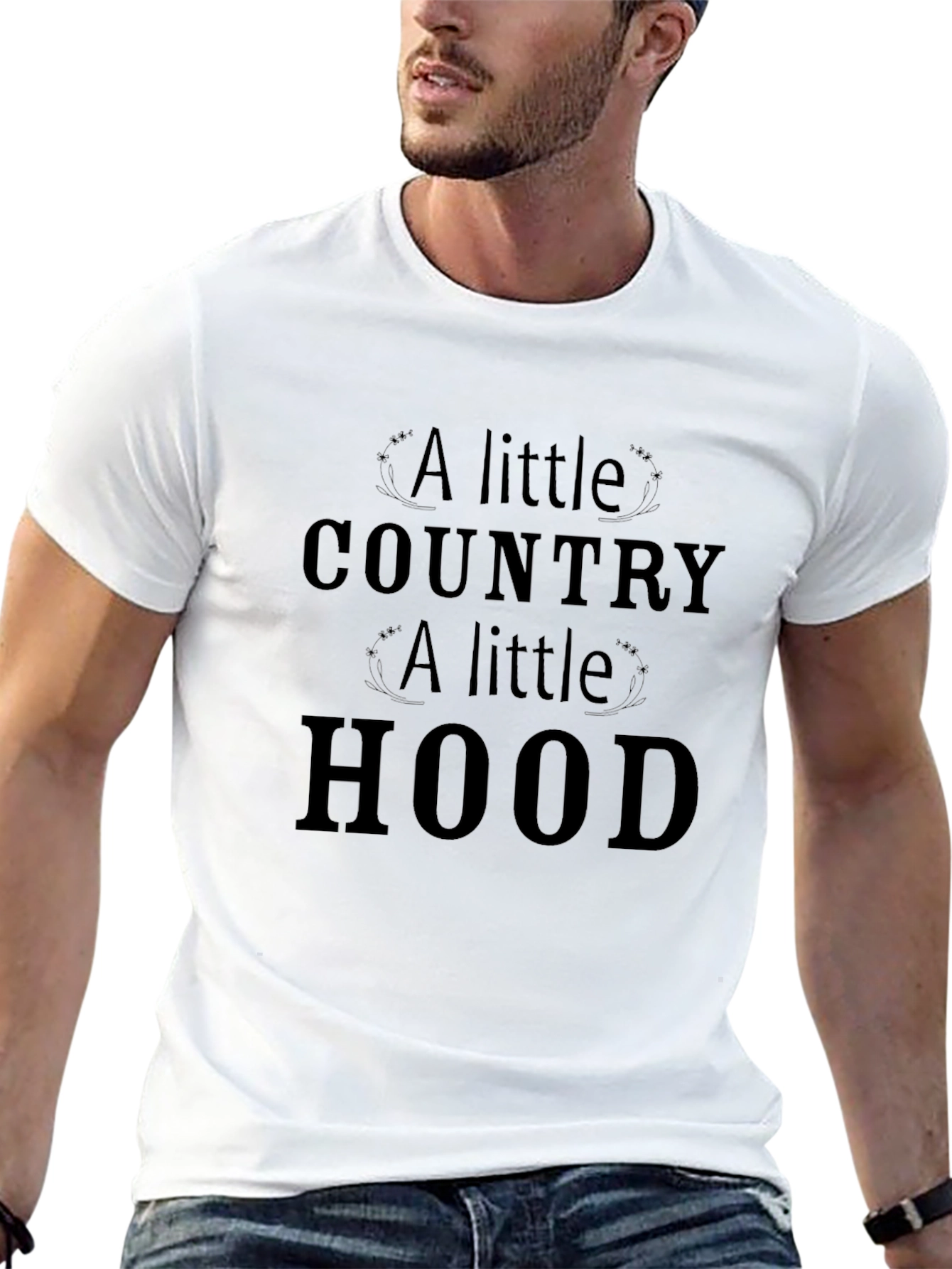 A Little Country A Little Hood Graphic Tee
