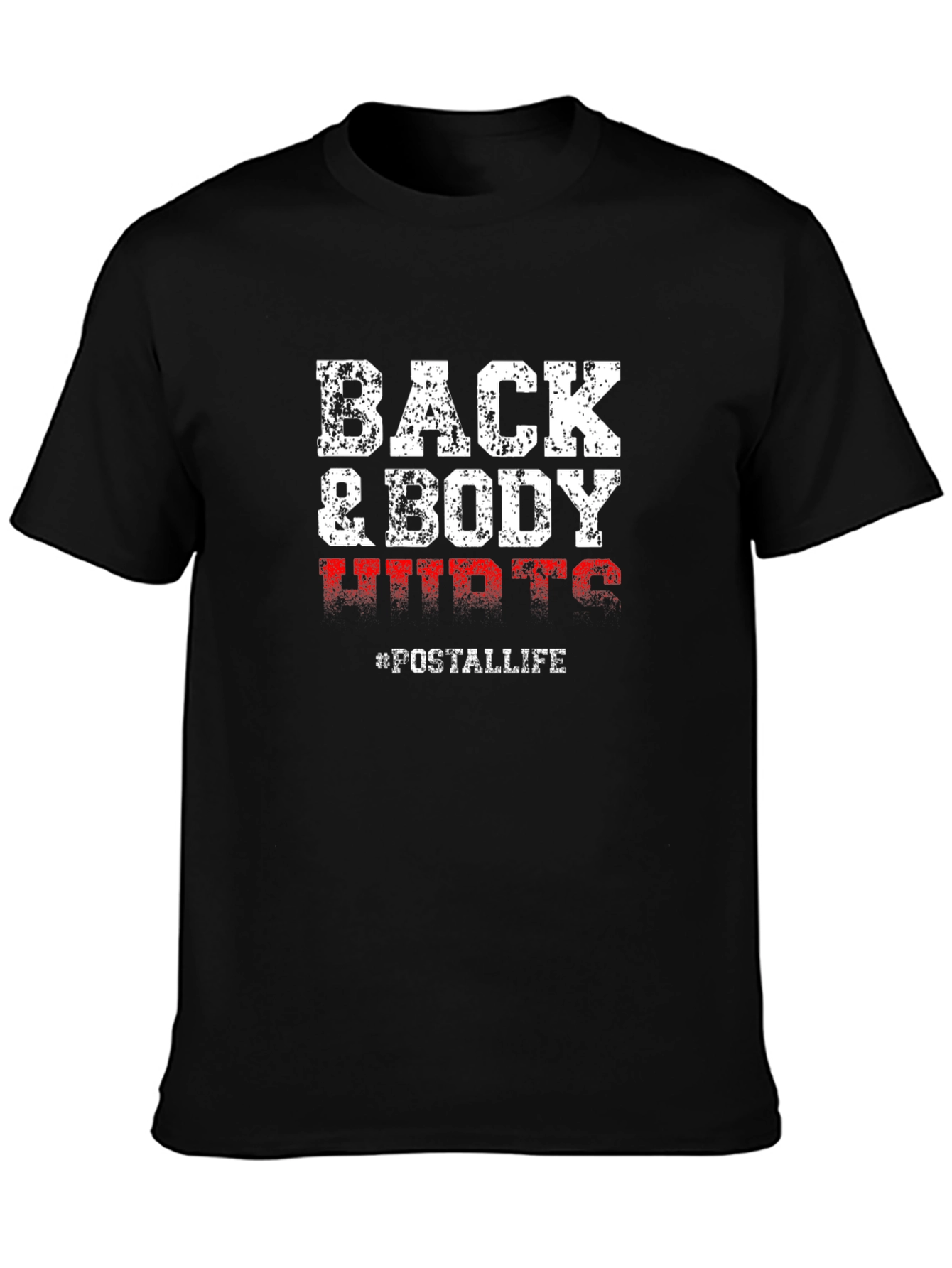 Back & Body UWTG #POSTALLIFE Graphic Tee