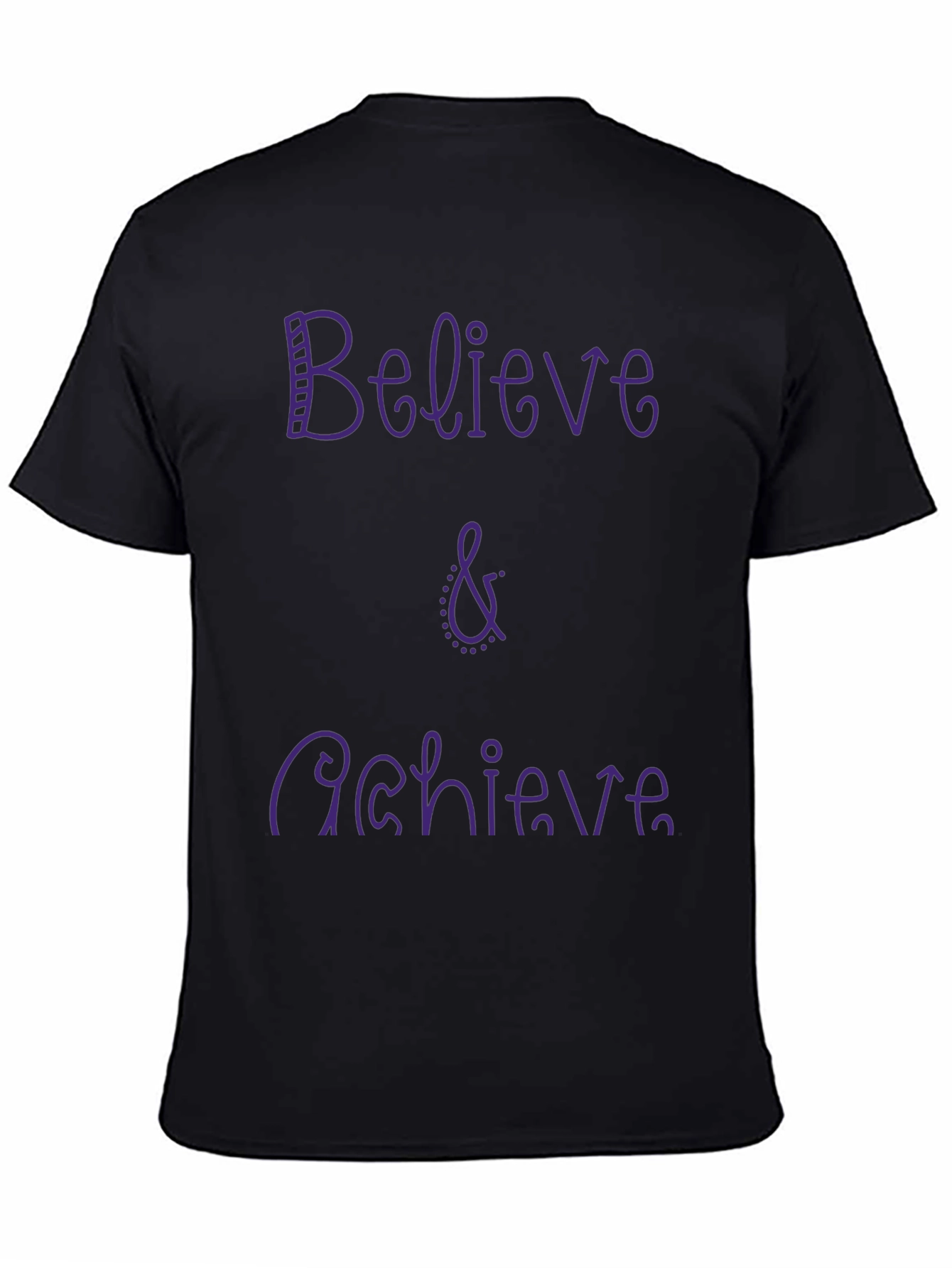 Believe & Achieve Graphic Tee - Casual Comfort
