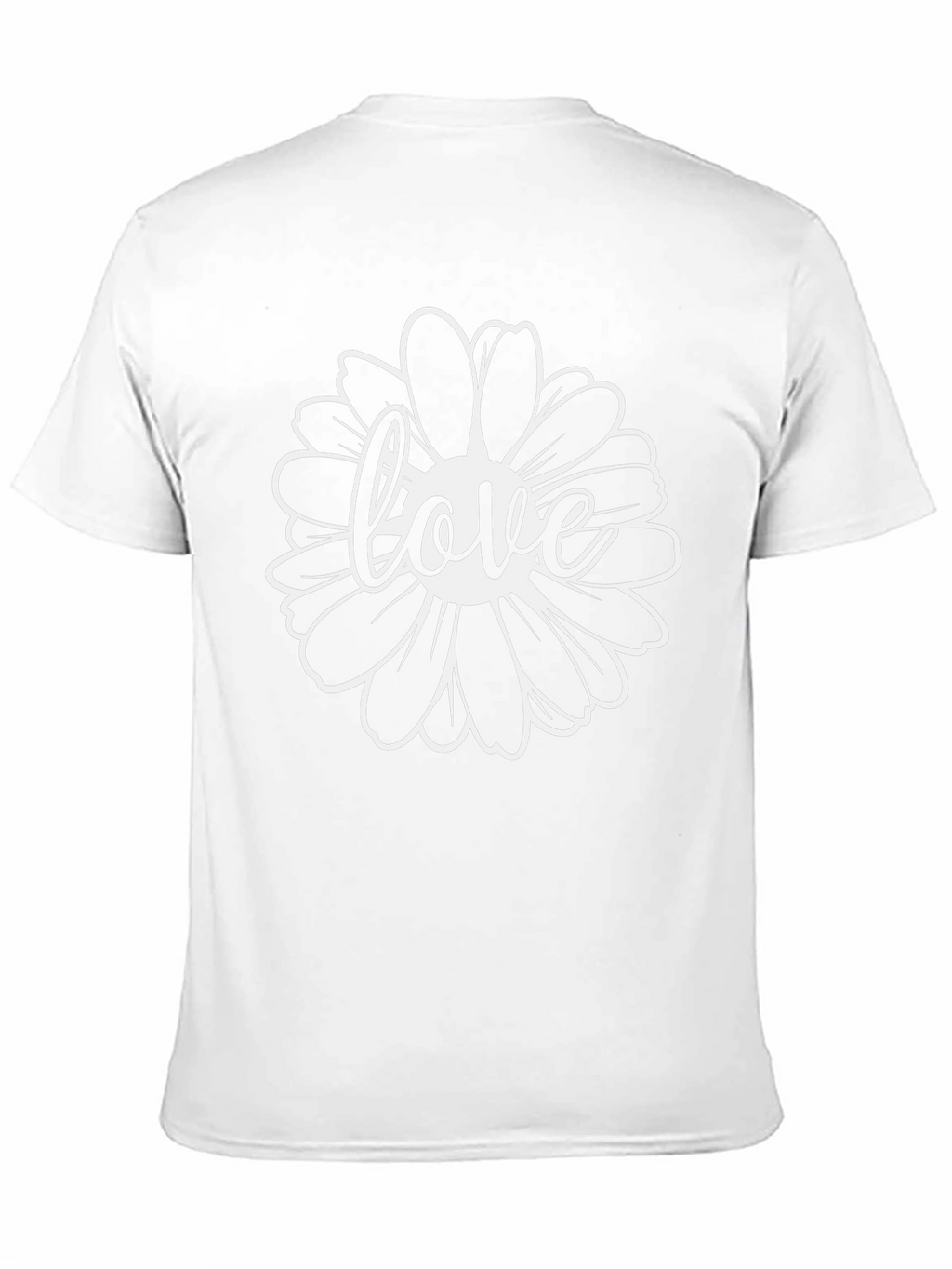 Love Daisy Graphic Black Tee