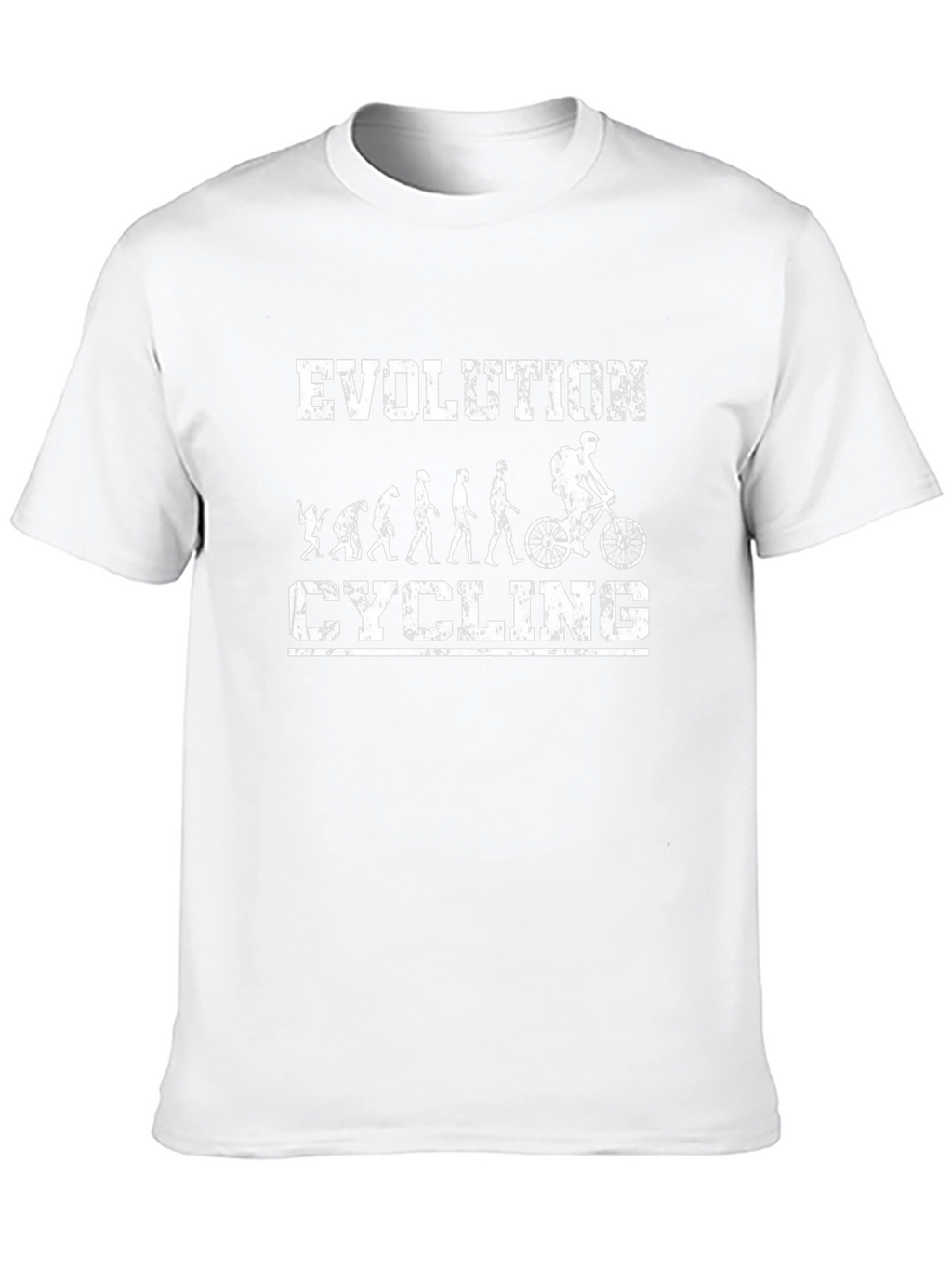 Evolution of Cycling T-Shirt - Black Cotton Tee