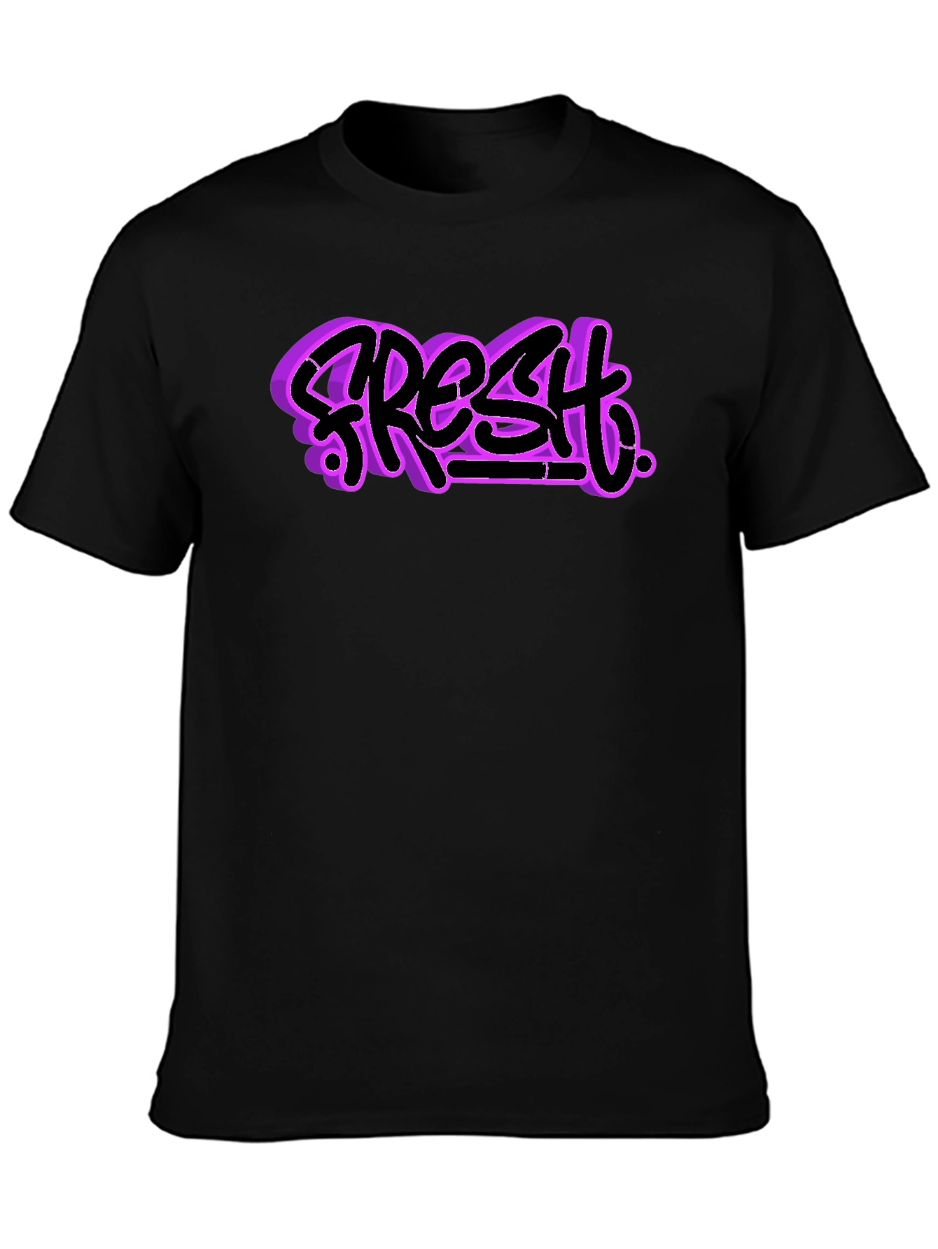 Fresh Graphic Tee - Black