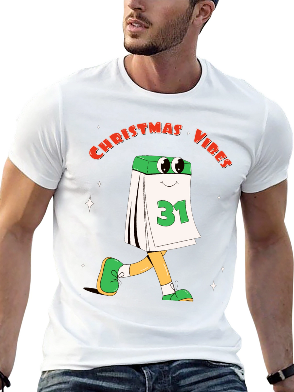 Christmas Vibes Calendar T-Shirt