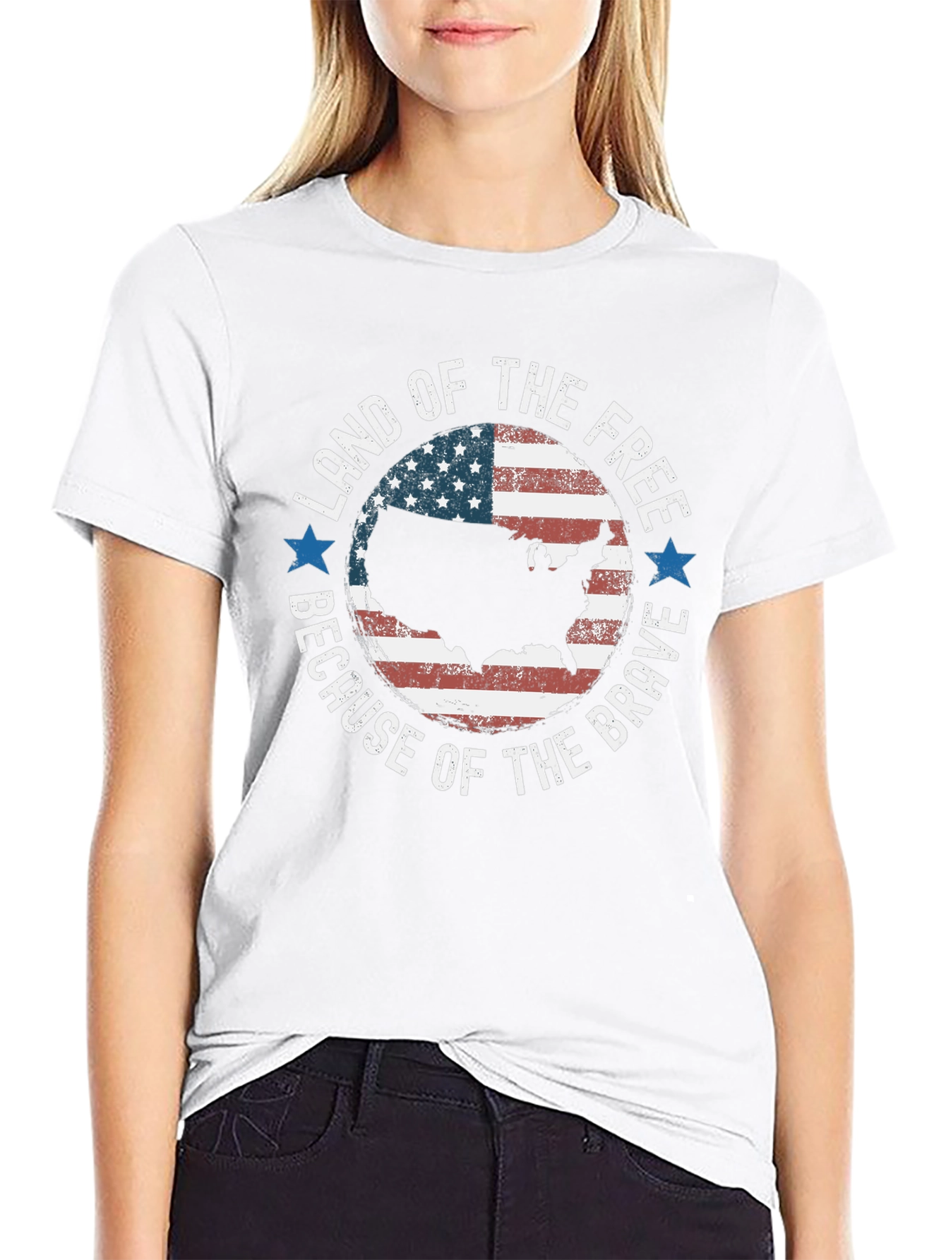 Land of the Free Patriotic T-Shirt