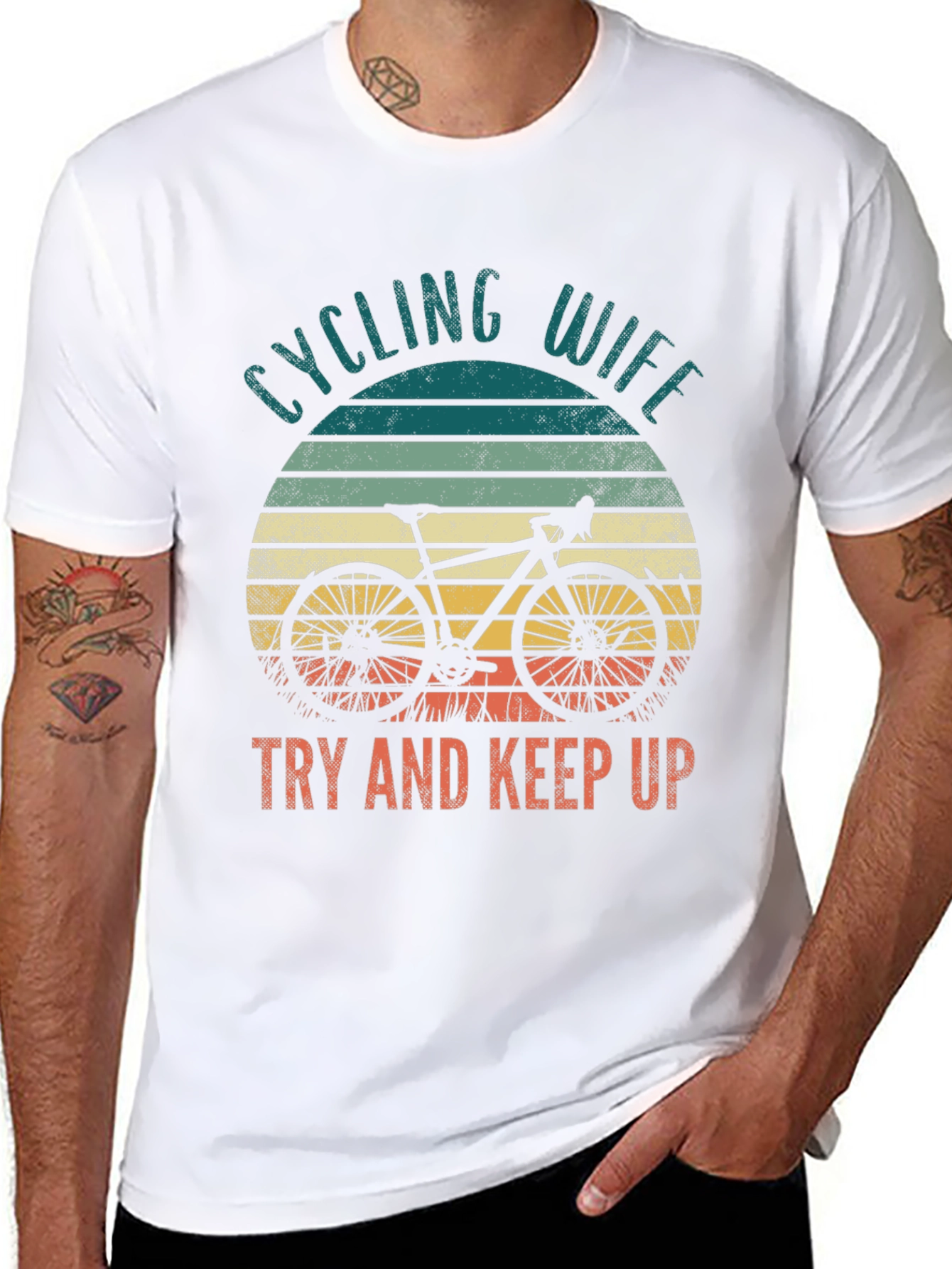 Cycling Wife T-Shirt - Try and Keep Up