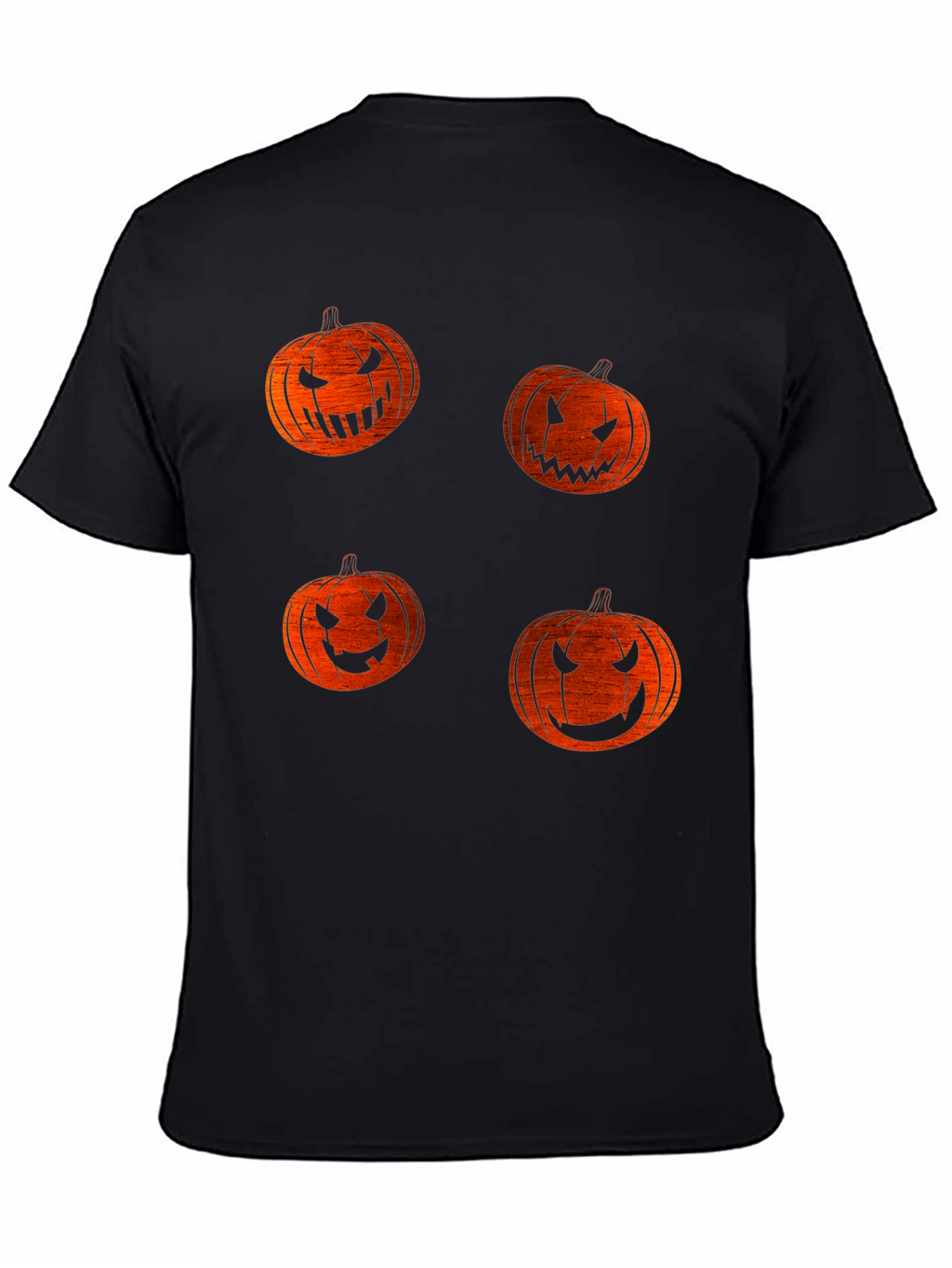 Halloween Pumpkin Face T-Shirt - Spooky Season