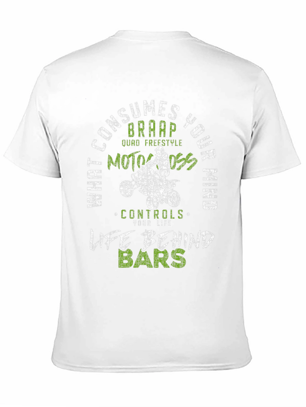 ATV Motocross Graphic T-Shirt - Life Behind Bars