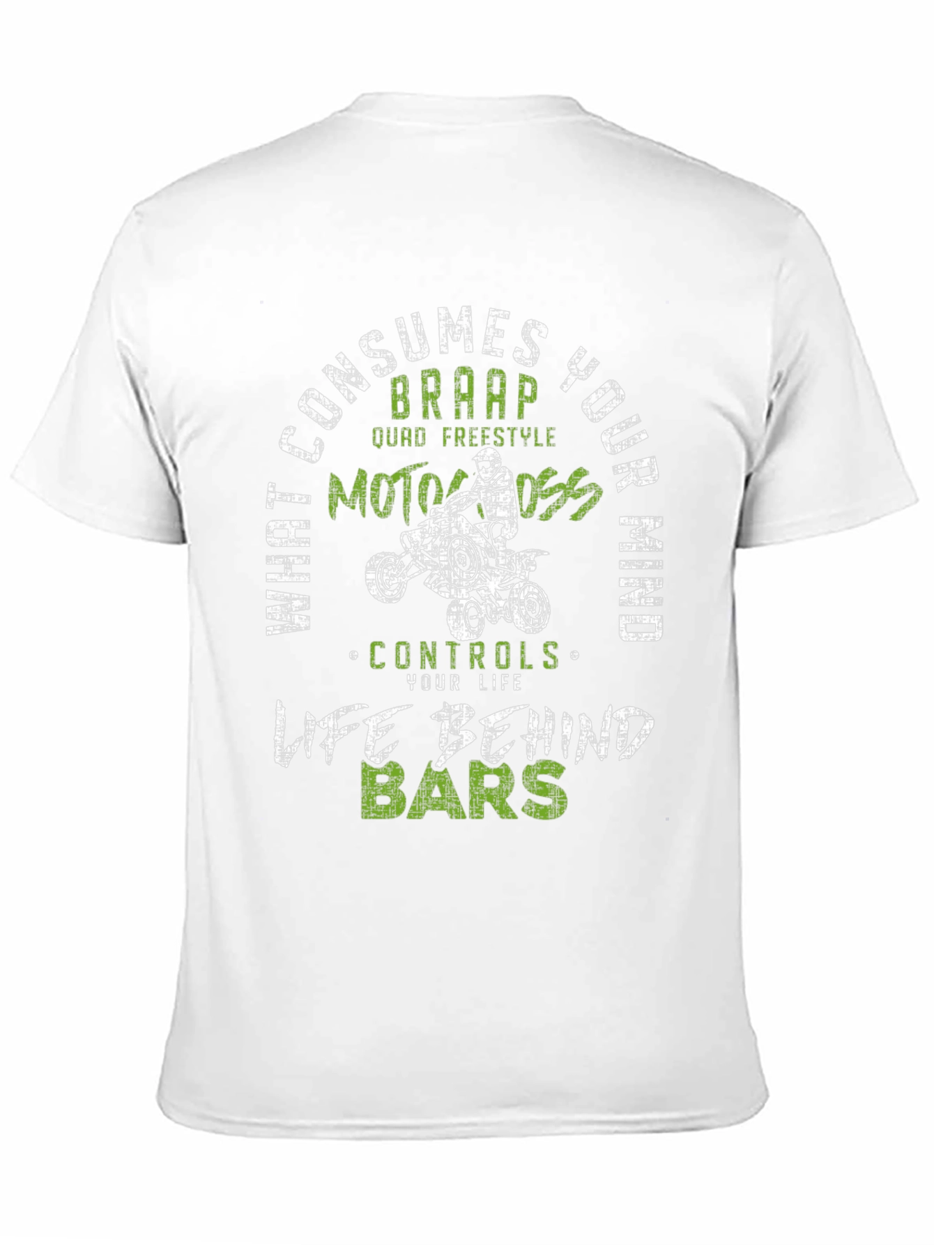 ATV Motocross Graphic T-Shirt - Life Behind Bars