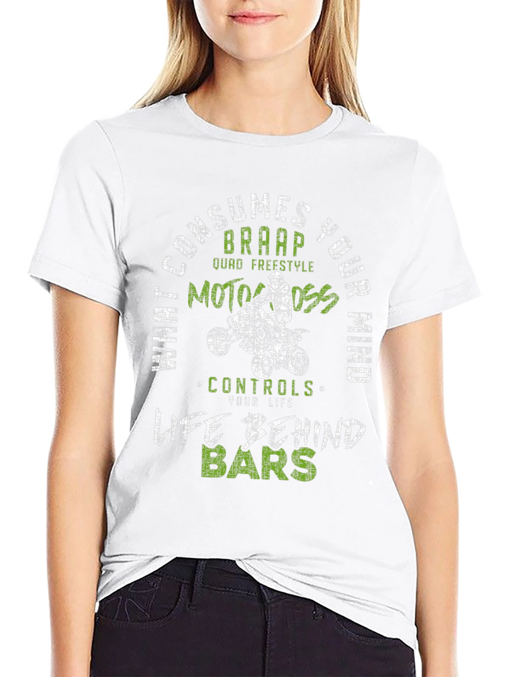 ATV Motocross Graphic T-Shirt - Life Behind Bars